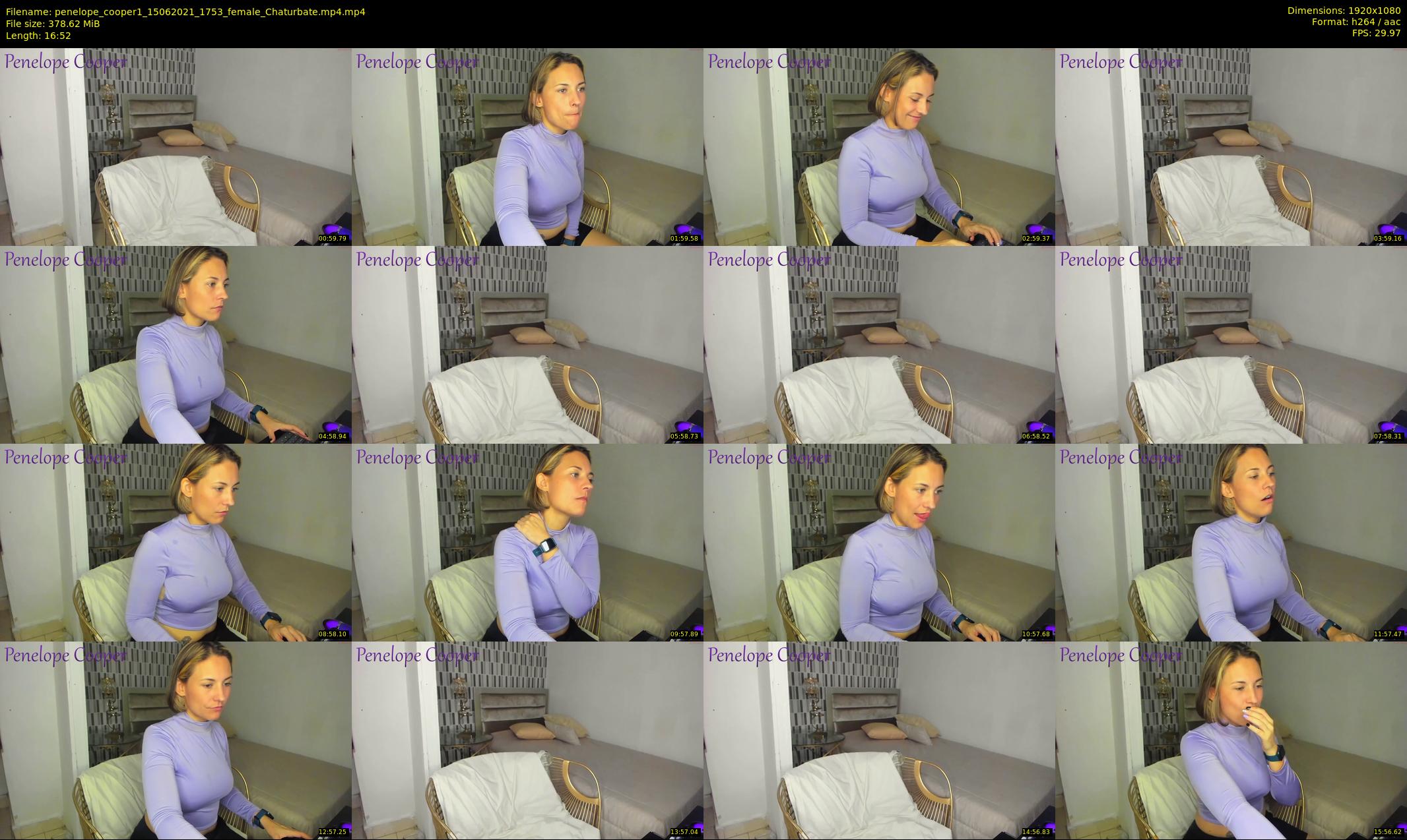penelope_cooper1 — 17 minute Chaturbate female cam show recording, 1080p, Jun 15, 2021