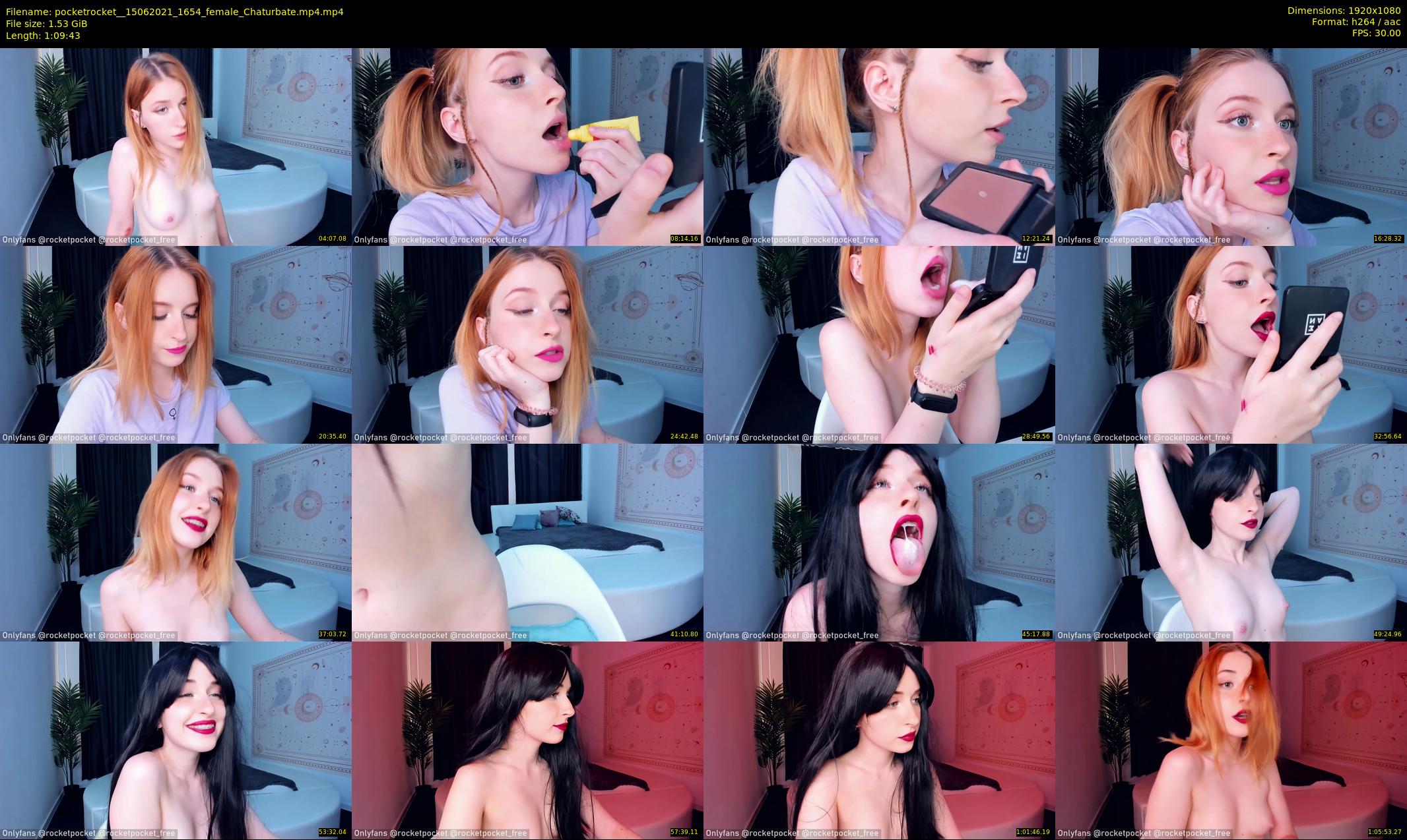 pocketrocket_ — 70 minute Chaturbate female cam show recording, 1080p, Jun 15, 2021