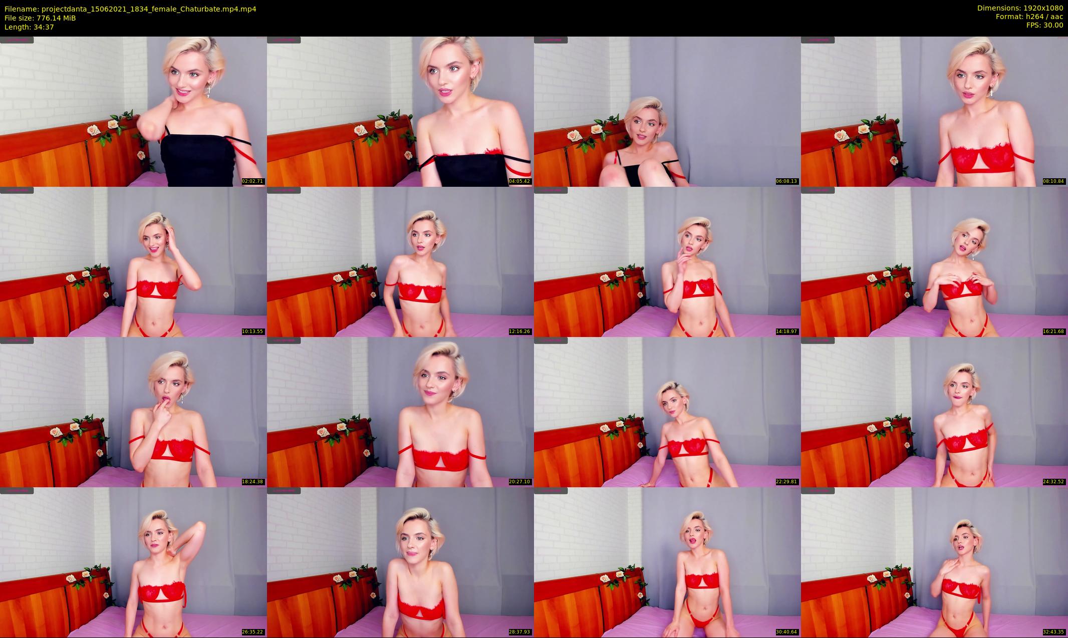 projectdanta — 35 minute Chaturbate female cam show recording, 1080p, Jun 15, 2021