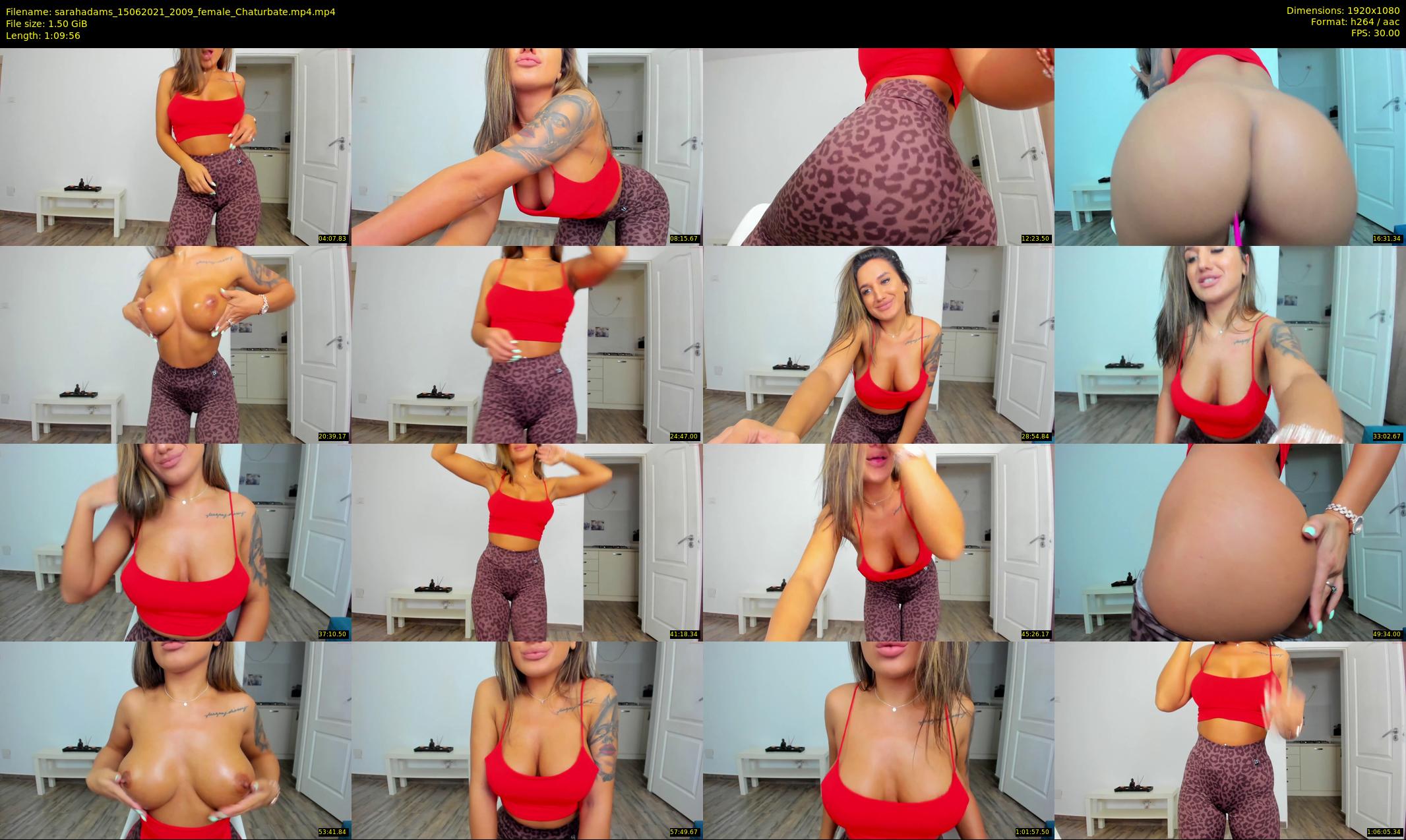 sarahadams — 70 minute Chaturbate female cam show recording, 1080p, Jun 15, 2021