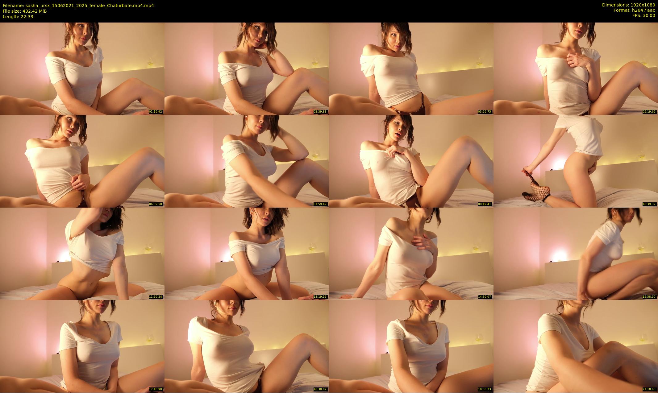 sasha_ursx — 23 minute Chaturbate female cam show recording, 1080p, Jun 15, 2021