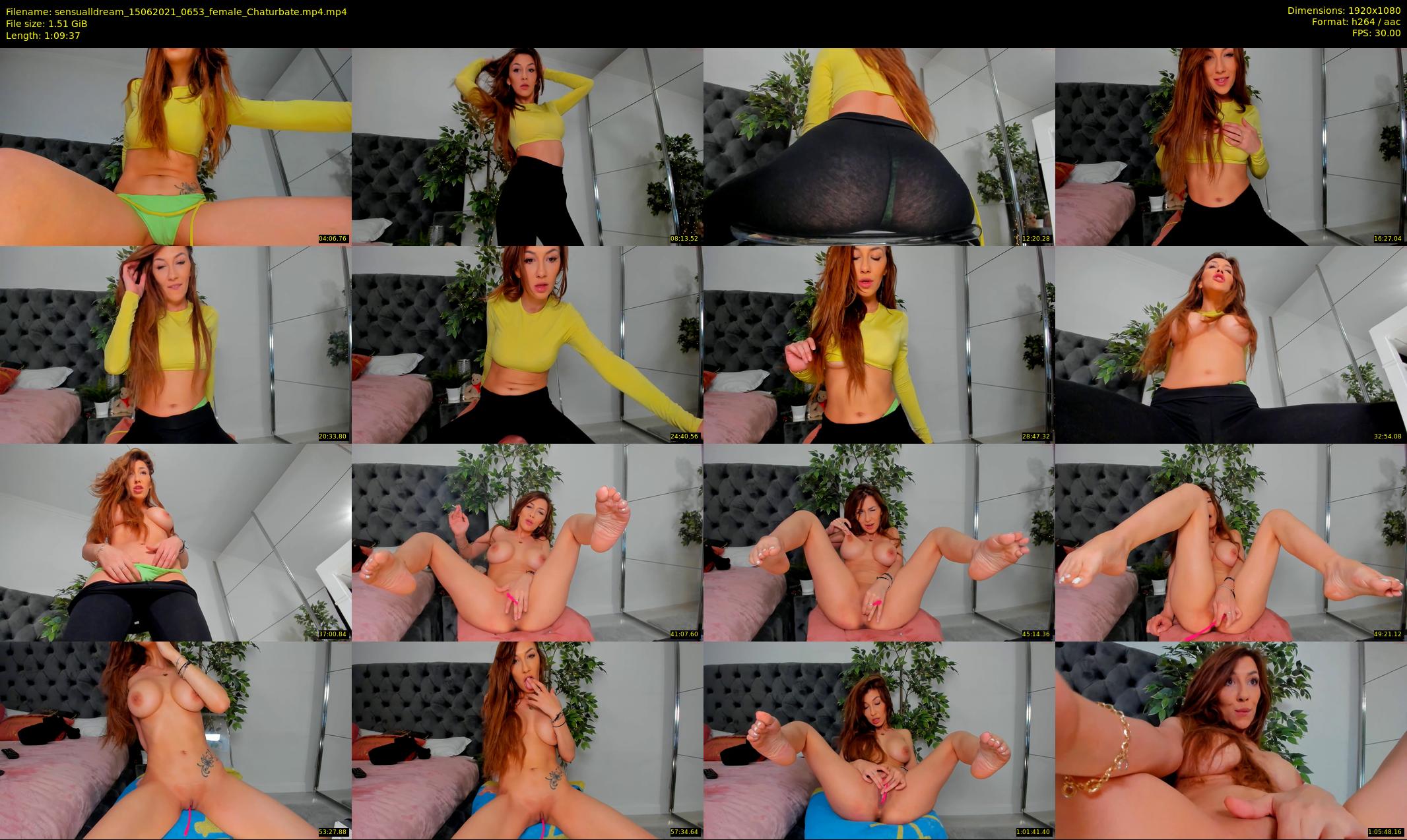 sensualldream — 70 minute Chaturbate female cam show recording, 1080p, Jun 15, 2021