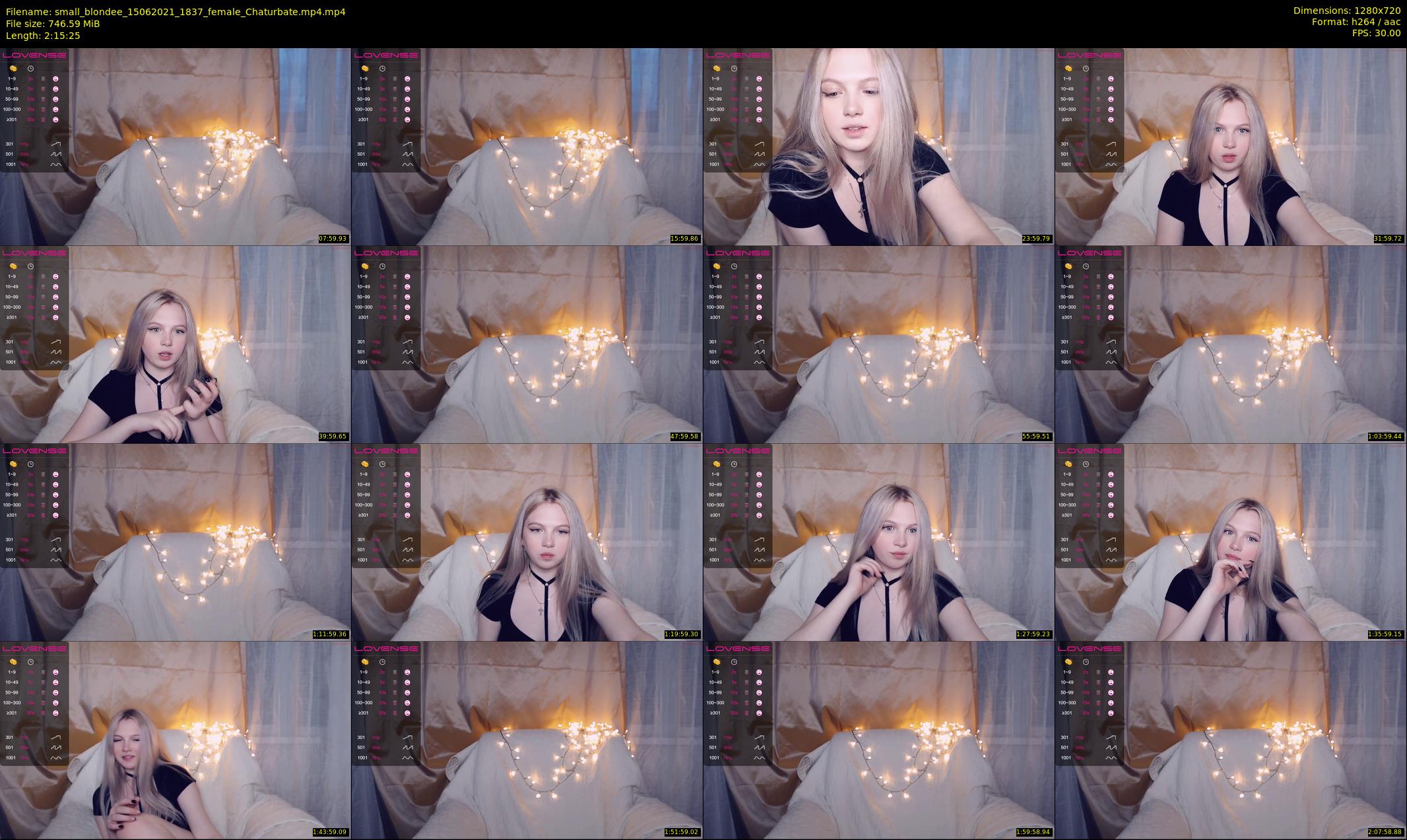 small_blondee — 136 minute Chaturbate female cam show recording, 720p, Jun 15, 2021