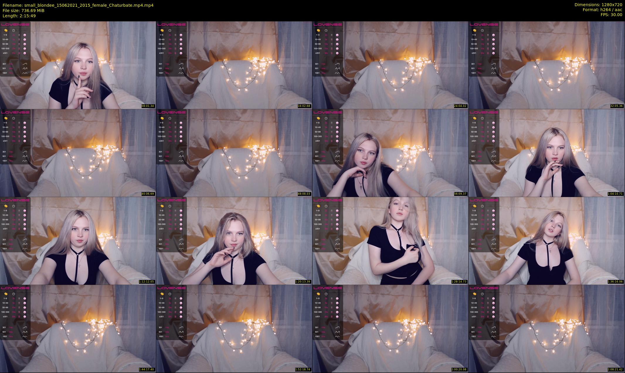 small_blondee — 136 minute Chaturbate female cam show recording, 720p, Jun 15, 2021