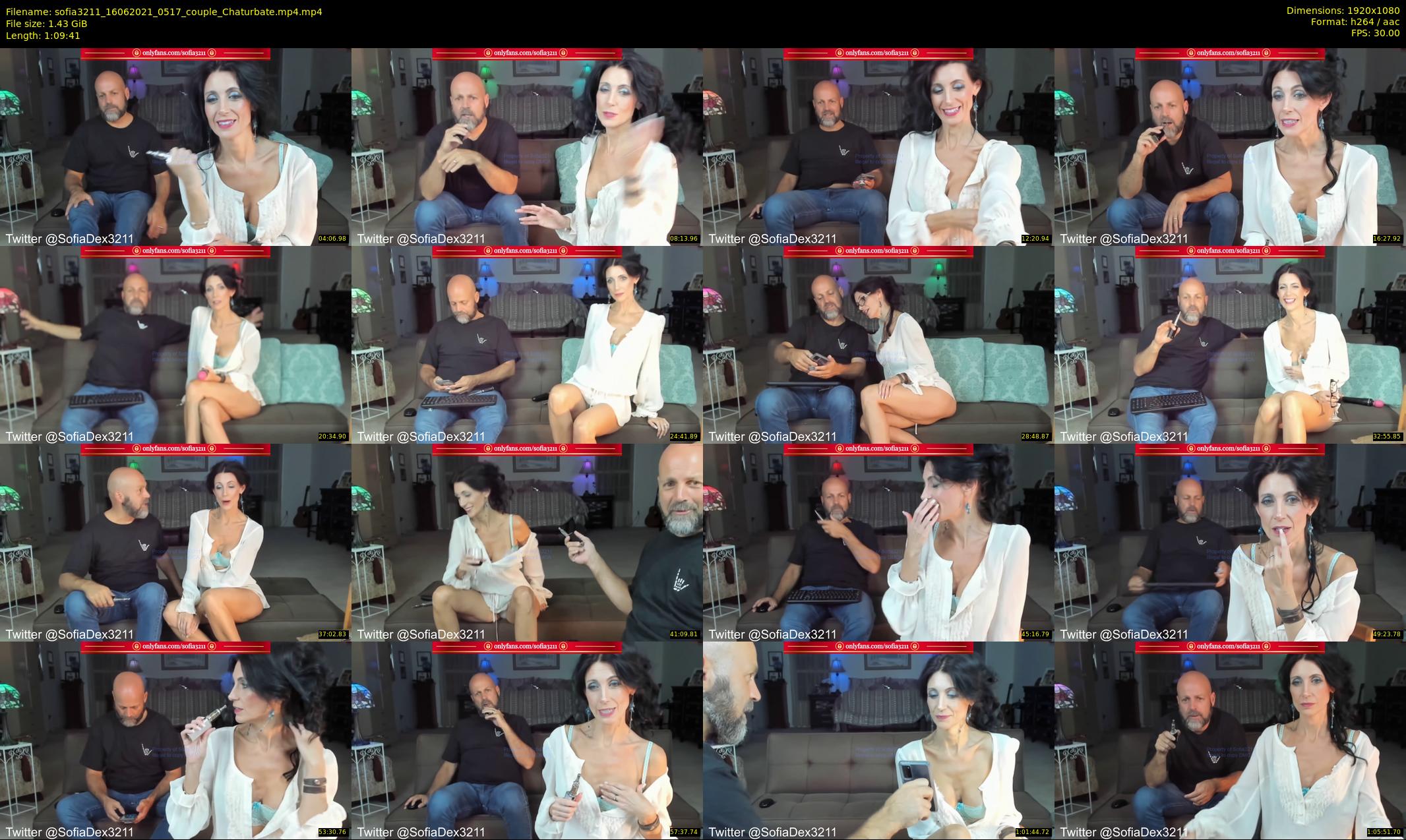 sofia3211 — 70 minute Chaturbate couple cam show recording, 1080p, Jun 16, 2021