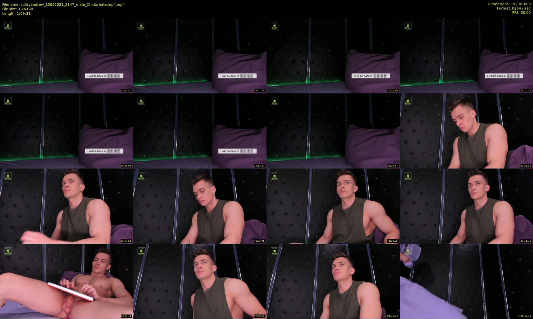 sultryandrew — 70 minute Chaturbate male cam show recording, 1080p, Jun 15, 2021