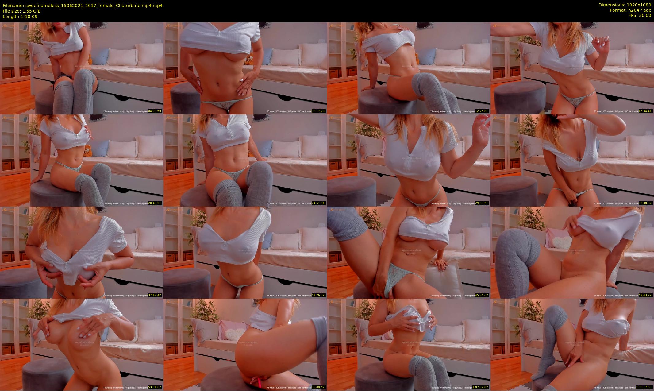 sweetnameless — 71 minute Chaturbate couple cam show recording, 1080p, Jun 15, 2021