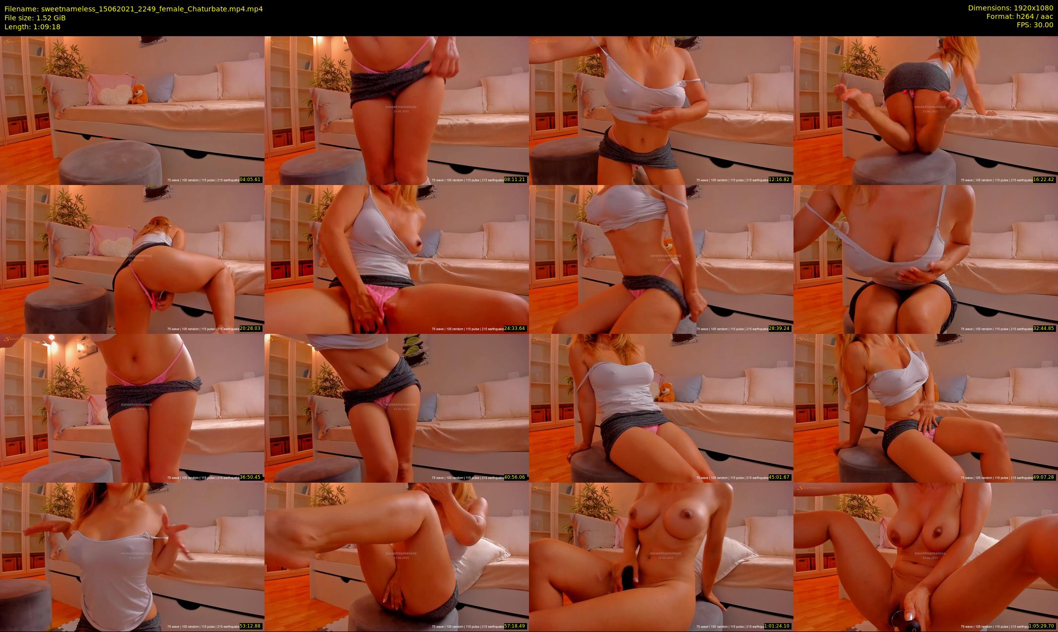 sweetnameless — 70 minute Chaturbate couple cam show recording, 1080p, Jun 15, 2021