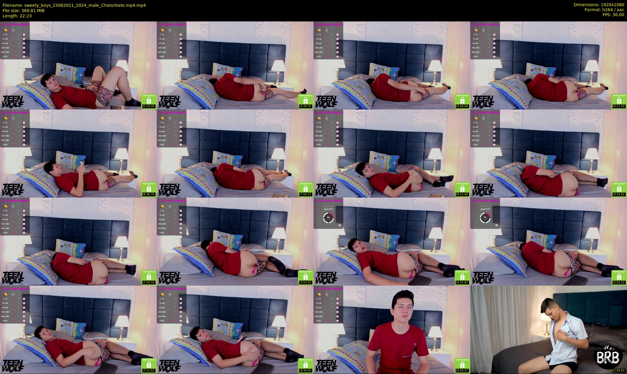 sweety_boys — 23 minute Chaturbate male cam show recording, 1080p, Jun 15, 2021