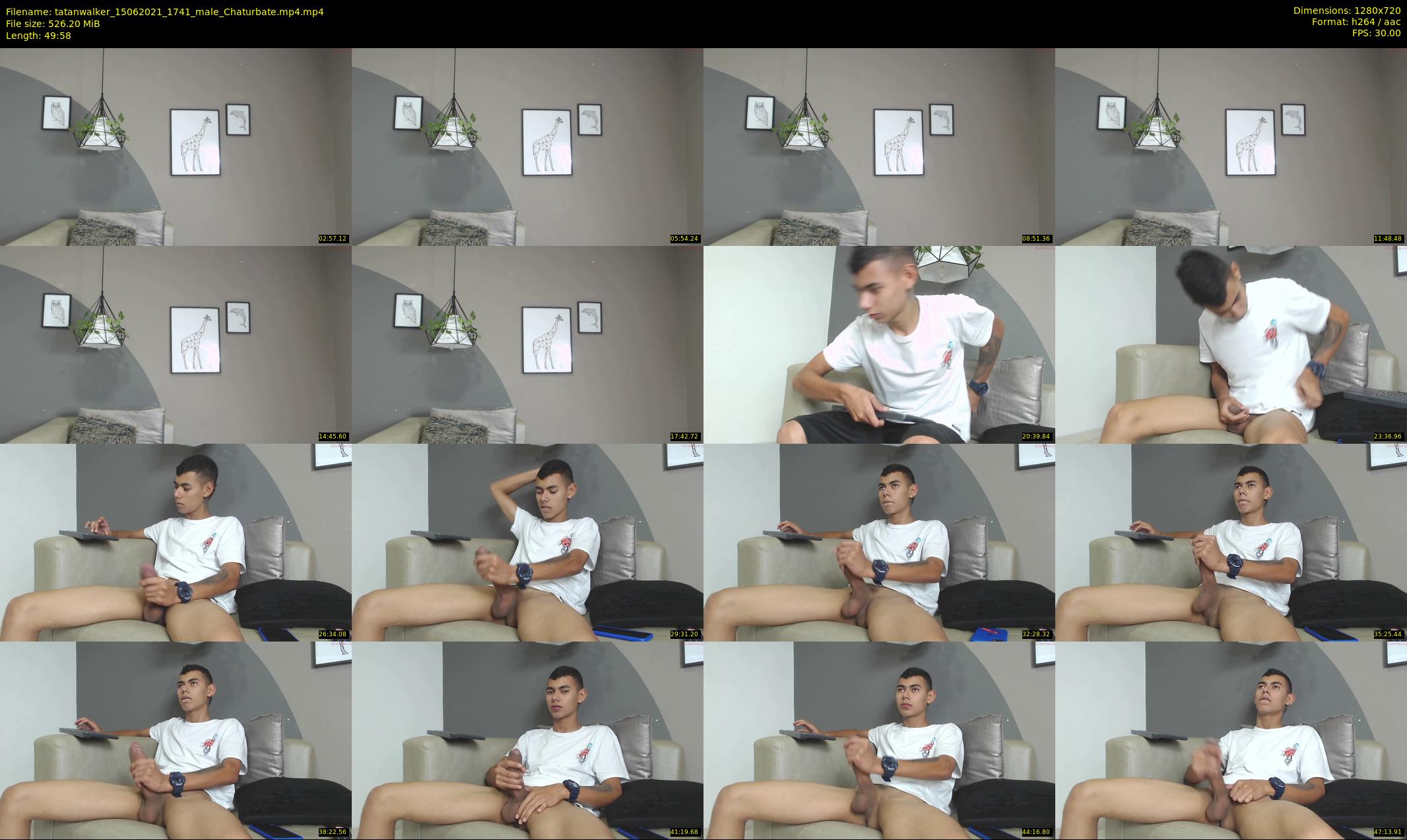 tatanwalker — 50 minute Chaturbate male cam show recording, 720p, Jun 15, 2021
