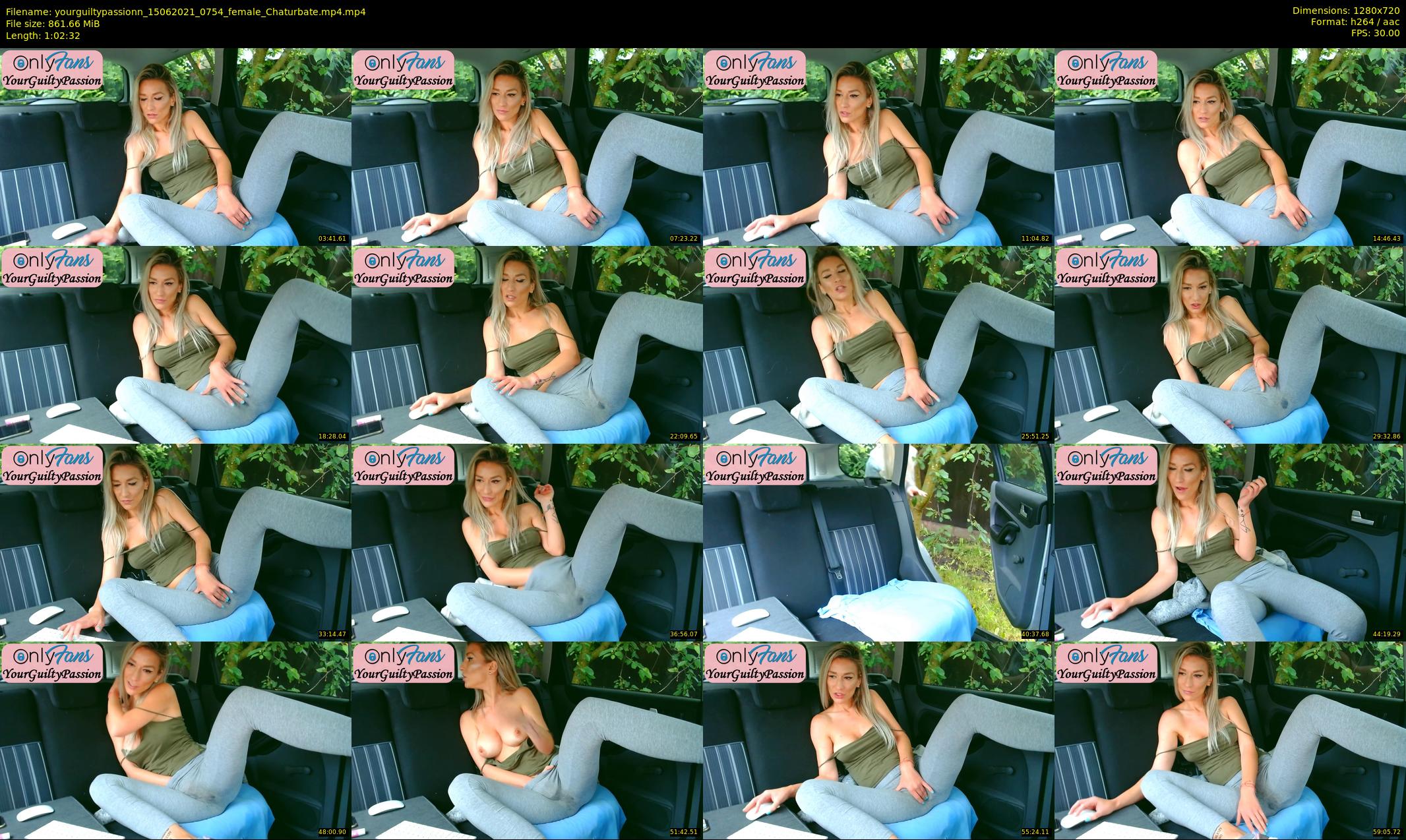 yourguiltypassionn — 63 minute Chaturbate female cam show recording, 720p, Jun 15, 2021