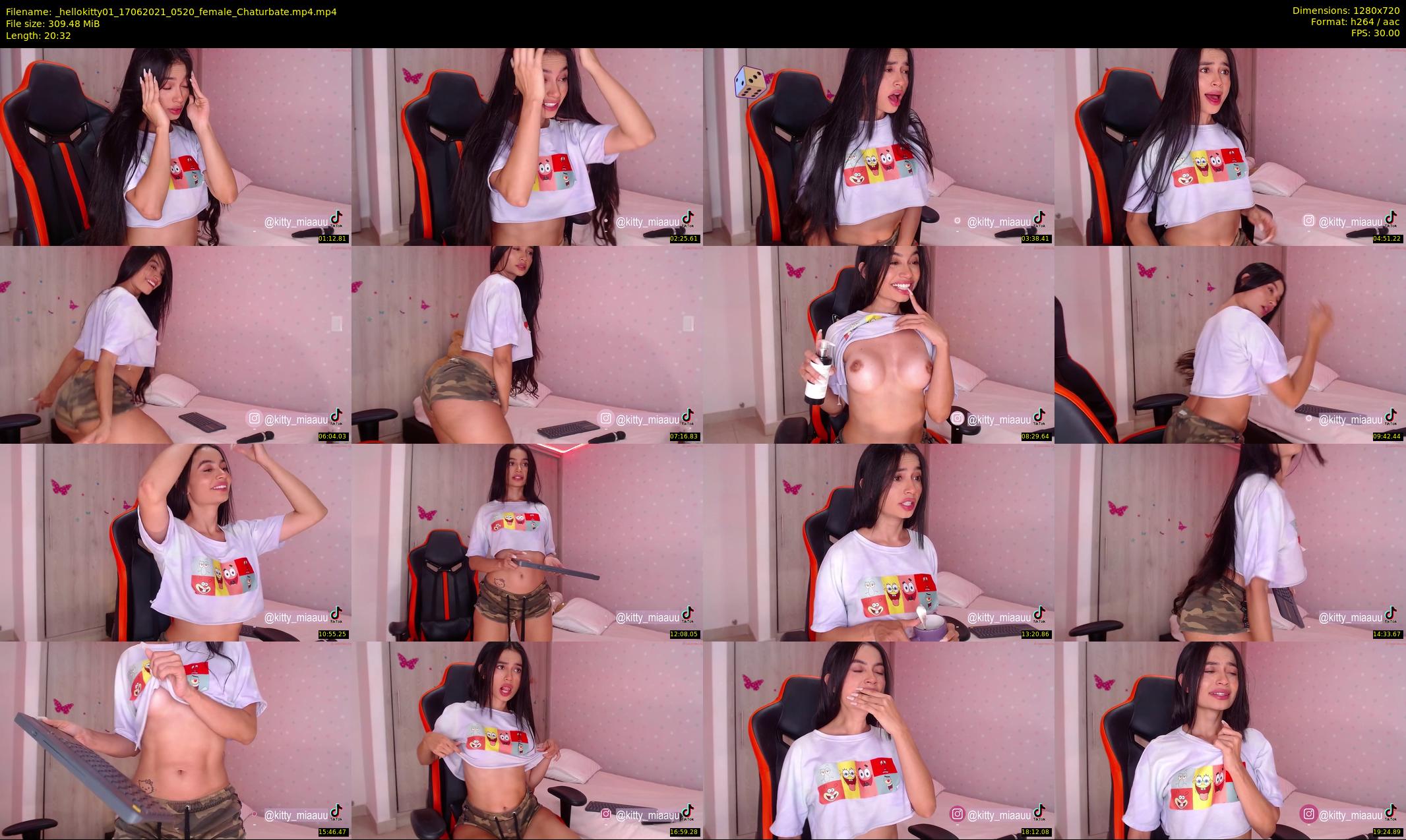 _hellokitty01 — 21 minute Chaturbate female cam show recording, 720p, Jun 17, 2021