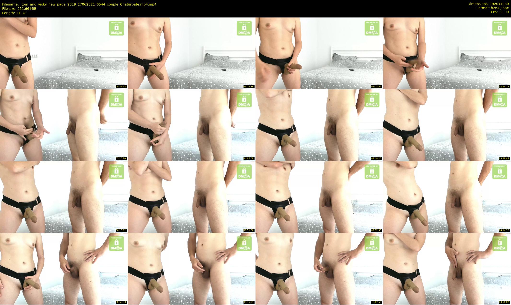 _tom_and_vicky_new_page_2019 — 12 minute Chaturbate couple cam show recording, 1080p, Jun 17, 2021