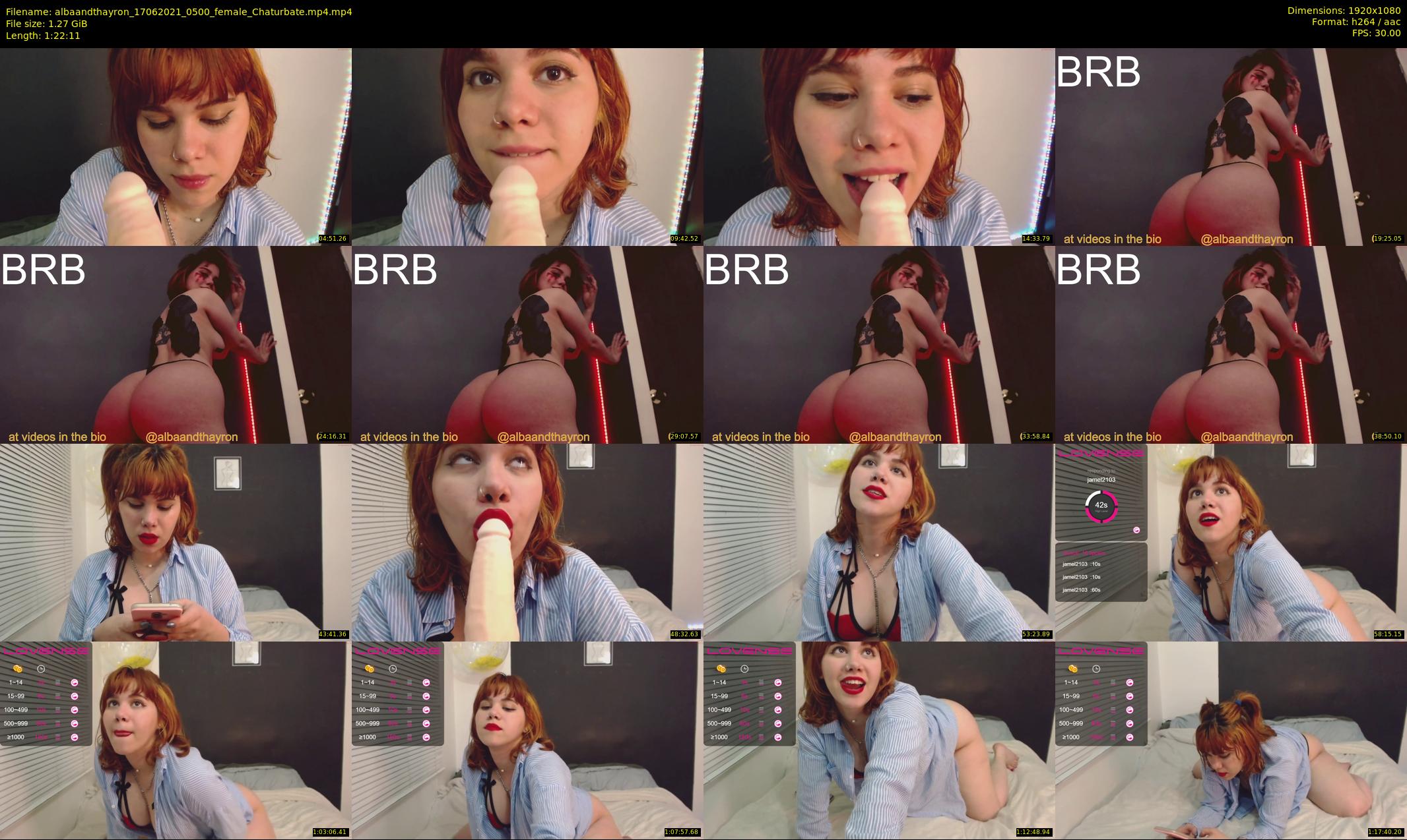 albaandthayron — 83 minute Chaturbate couple cam show recording, 1080p, Jun 17, 2021