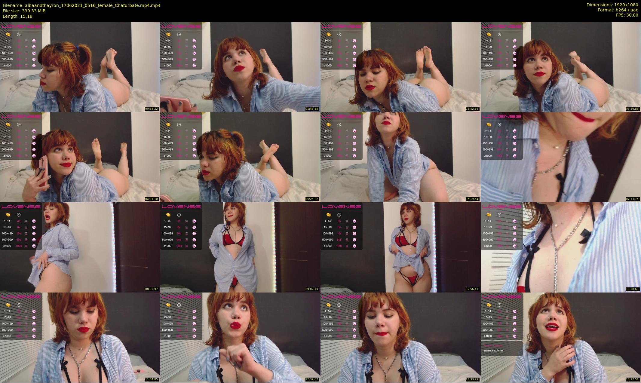 albaandthayron — 16 minute Chaturbate couple cam show recording, 1080p, Jun 17, 2021