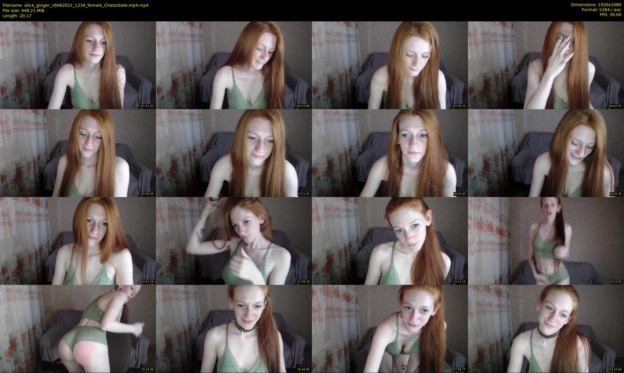 alice_ginger — 21 minute Chaturbate female cam show recording, 1080p, Jun 16, 2021
