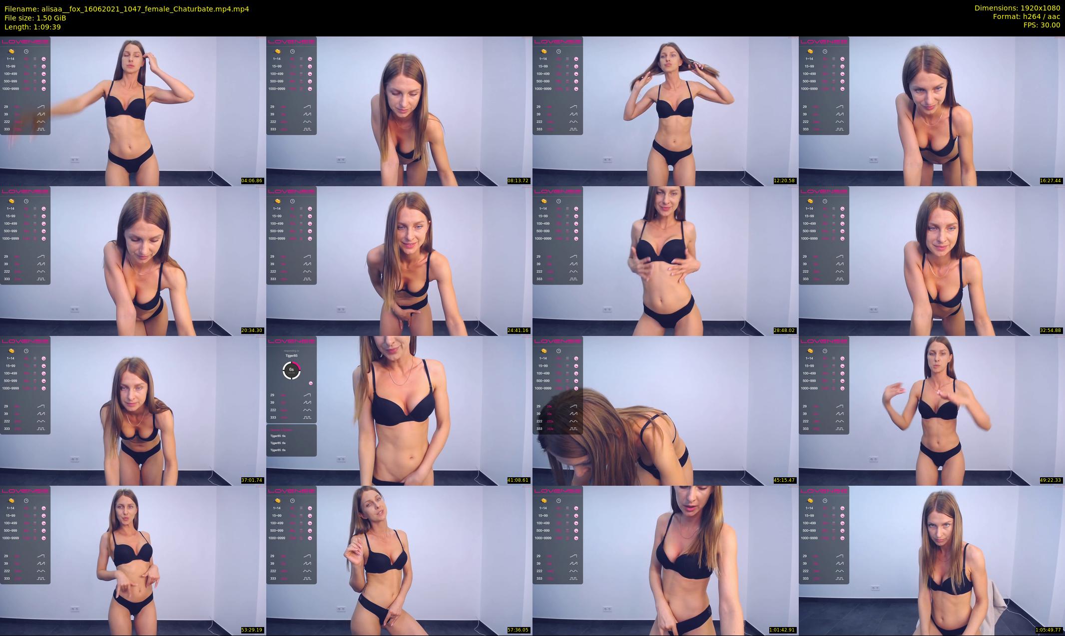 alisaa__fox — 70 minute Chaturbate female cam show recording, 1080p, Jun 16, 2021