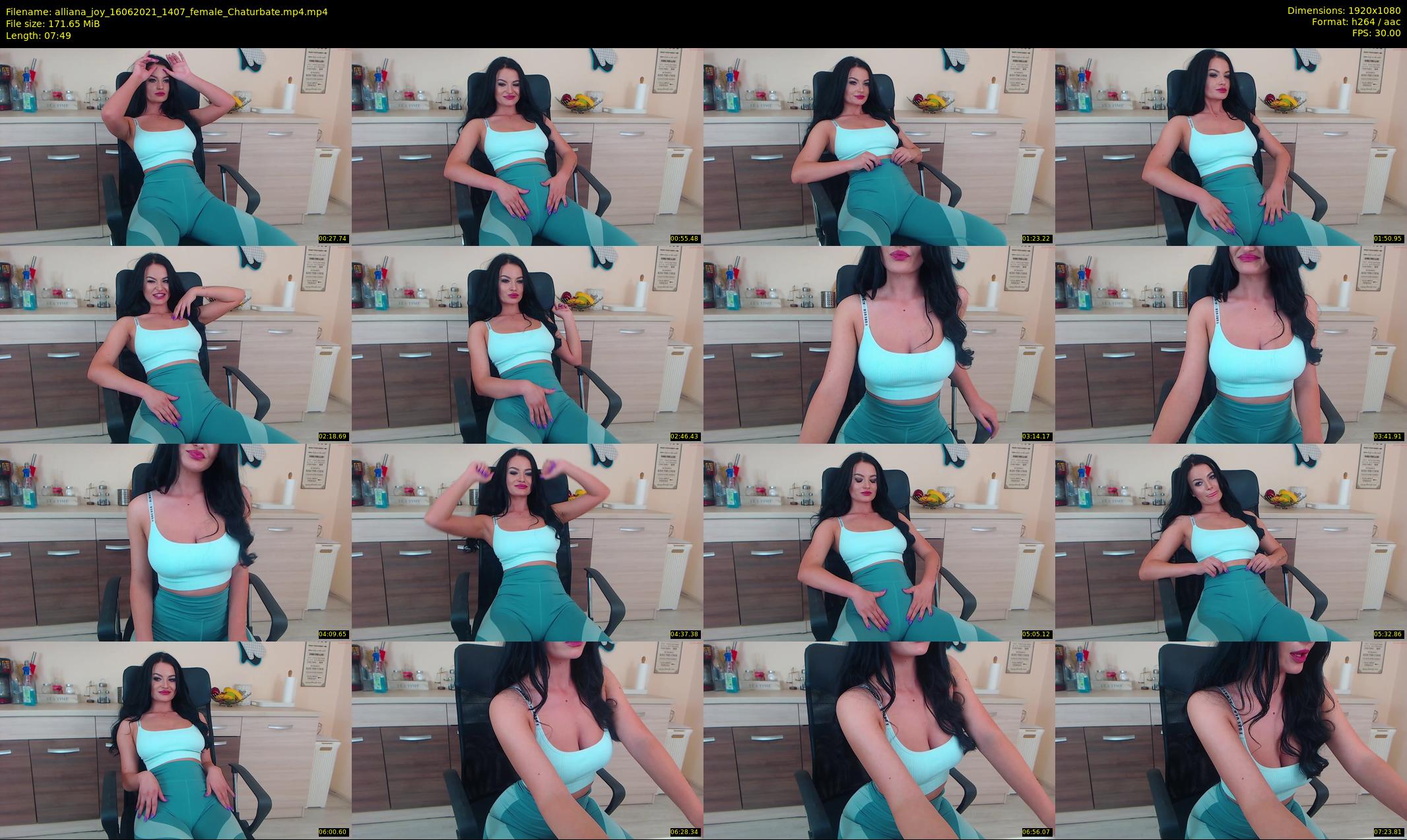 alliana_joy — 8 minute Chaturbate female cam show recording, 1080p, Jun 16, 2021