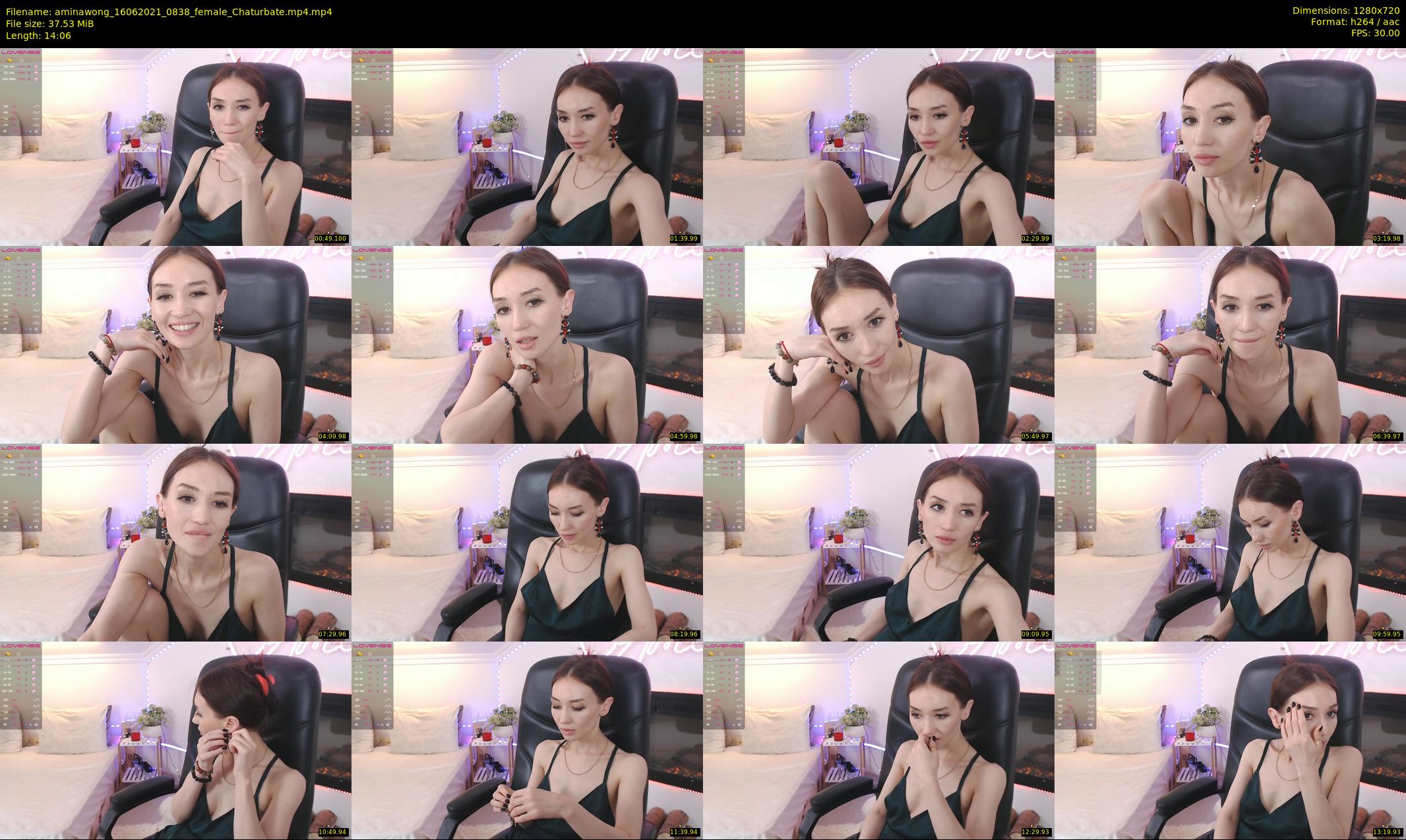 aminawong — 15 minute Chaturbate female cam show recording, 720p, Jun 16, 2021