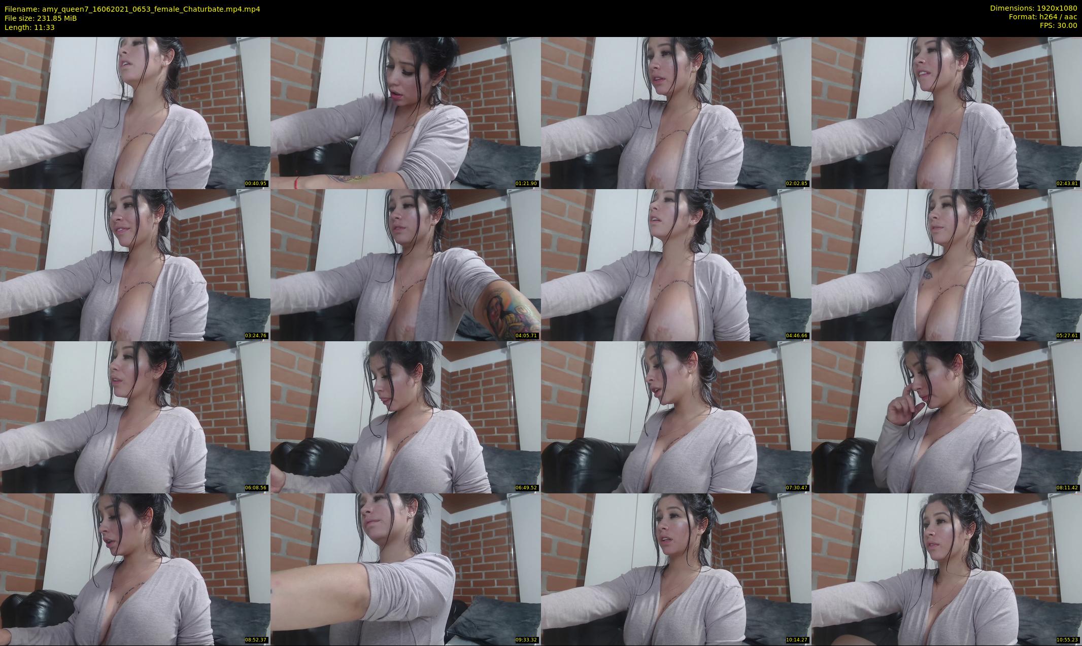 amy_queen7 — 12 minute Chaturbate female cam show recording, 1080p, Jun 16, 2021