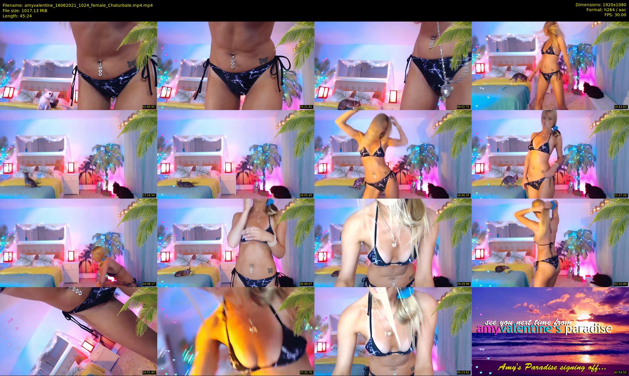 amyvalentine — 46 minute Chaturbate female cam show recording, 1080p, Jun 16, 2021