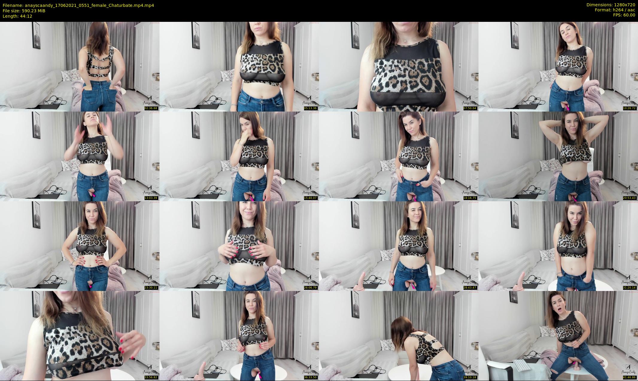 anayscaandy — 45 minute Chaturbate female cam show recording, 720p, Jun 17, 2021