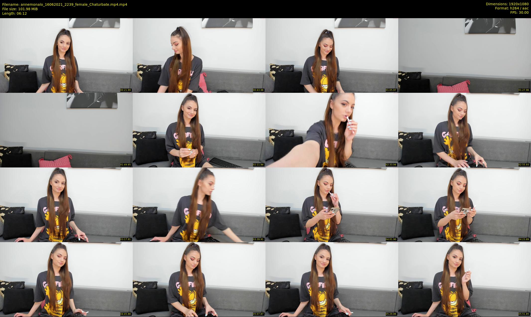 annemonalo — 7 minute Chaturbate female cam show recording, 1080p, Jun 16, 2021