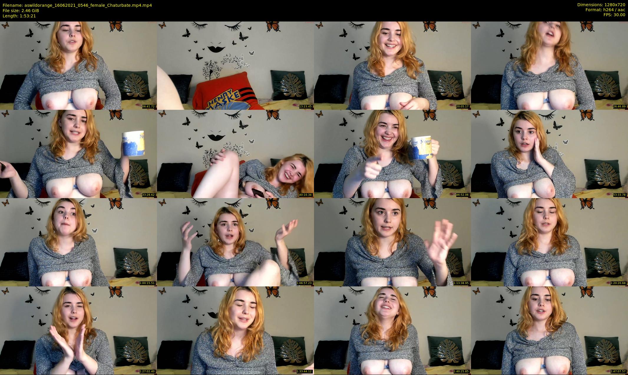 aswildorange — 114 minute Chaturbate female cam show recording, 720p, Jun 16, 2021