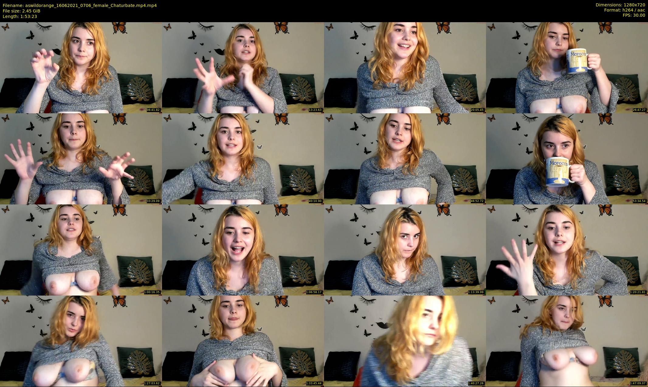 aswildorange — 114 minute Chaturbate female cam show recording, 720p, Jun 16, 2021