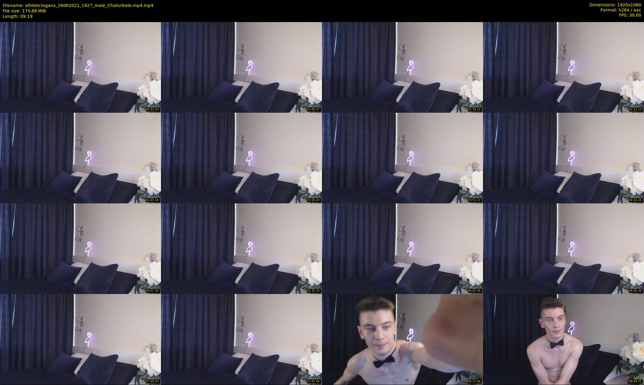 athleticloganx — 10 minute Chaturbate male cam show recording, 1080p, Jun 16, 2021