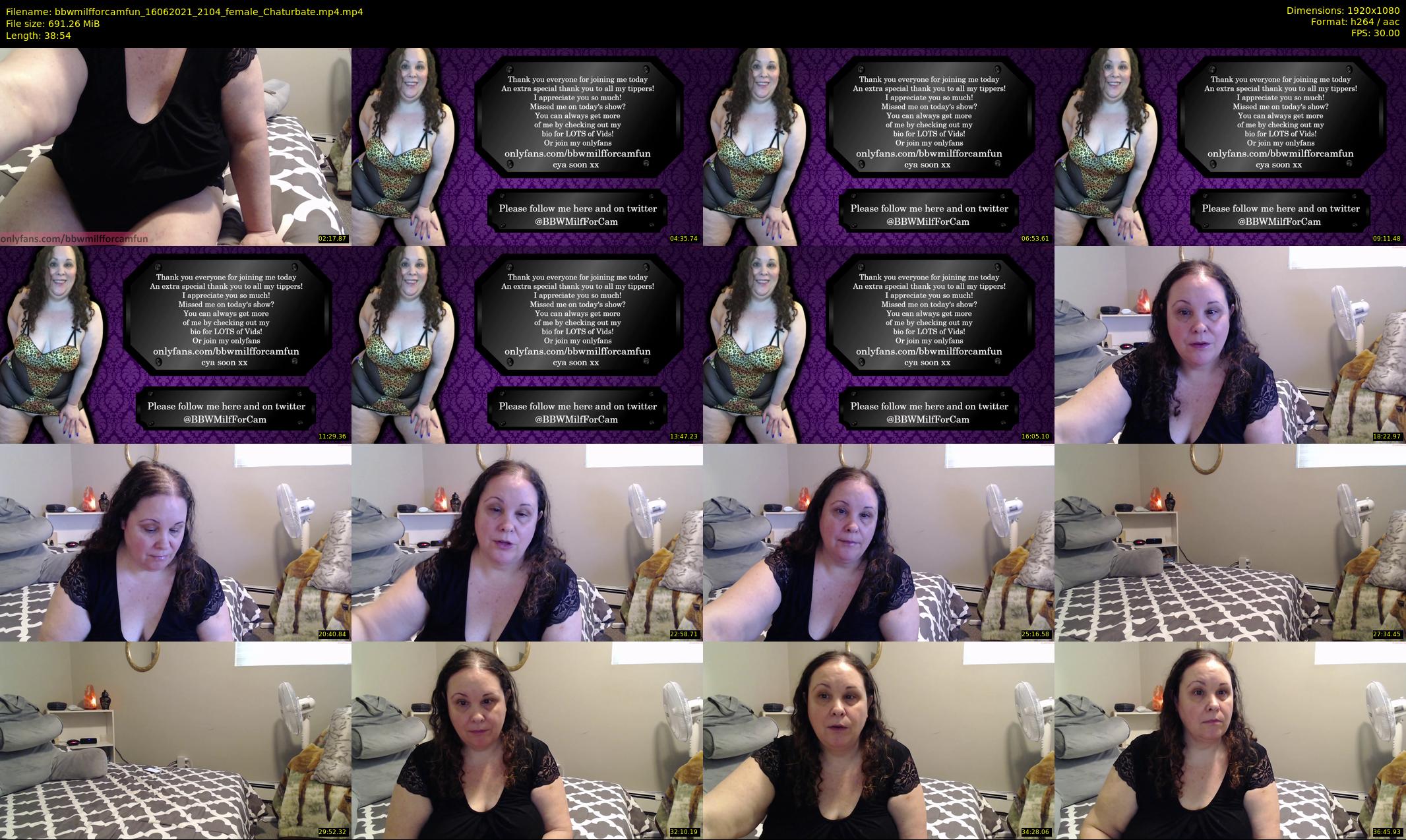 bbwmilfforcamfun — 39 minute Chaturbate female cam show recording, 1080p, Jun 16, 2021