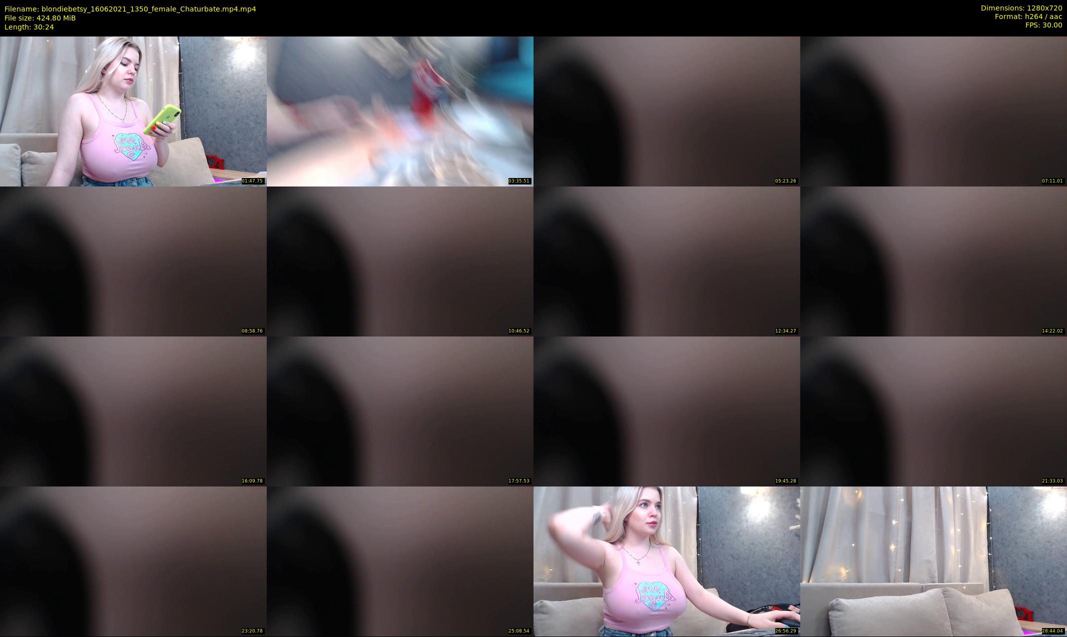 blondiebetsy — 31 minute Chaturbate female cam show recording, 720p, Jun 16, 2021