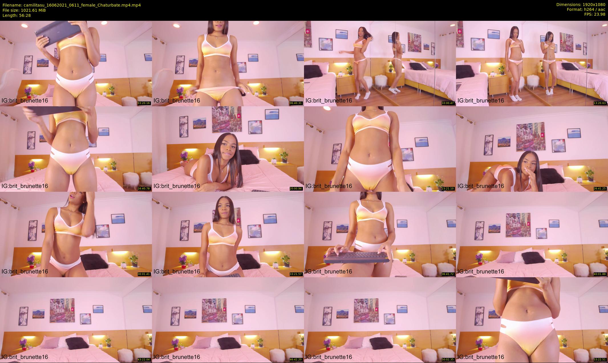 camilitasu — 57 minute Chaturbate female cam show recording, 1080p, Jun 16, 2021