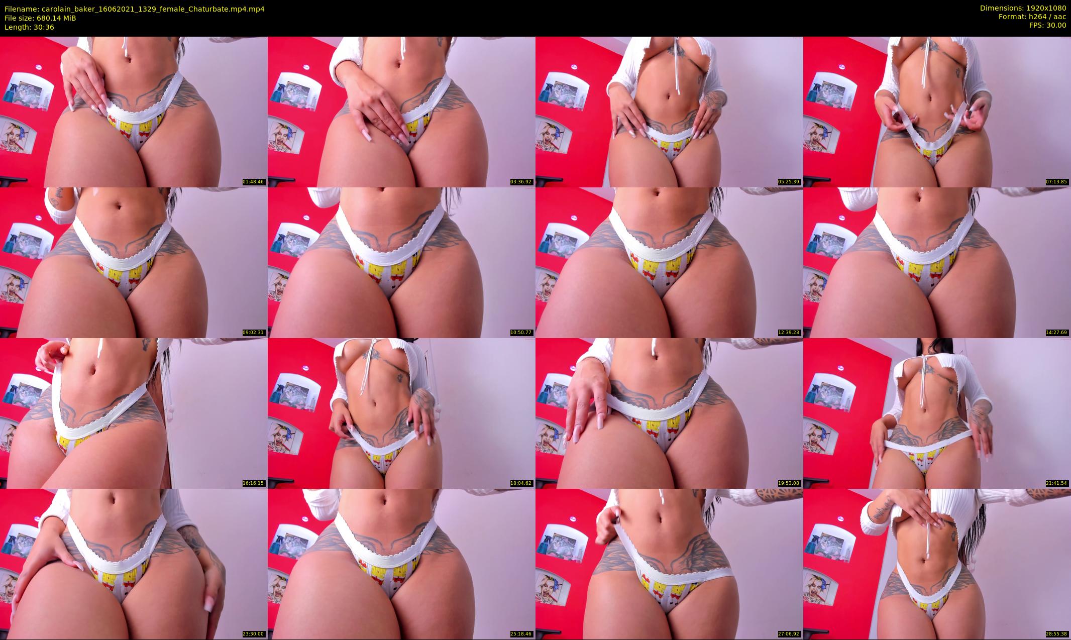 carolain_baker — 31 minute Chaturbate female cam show recording, 1080p, Jun 16, 2021