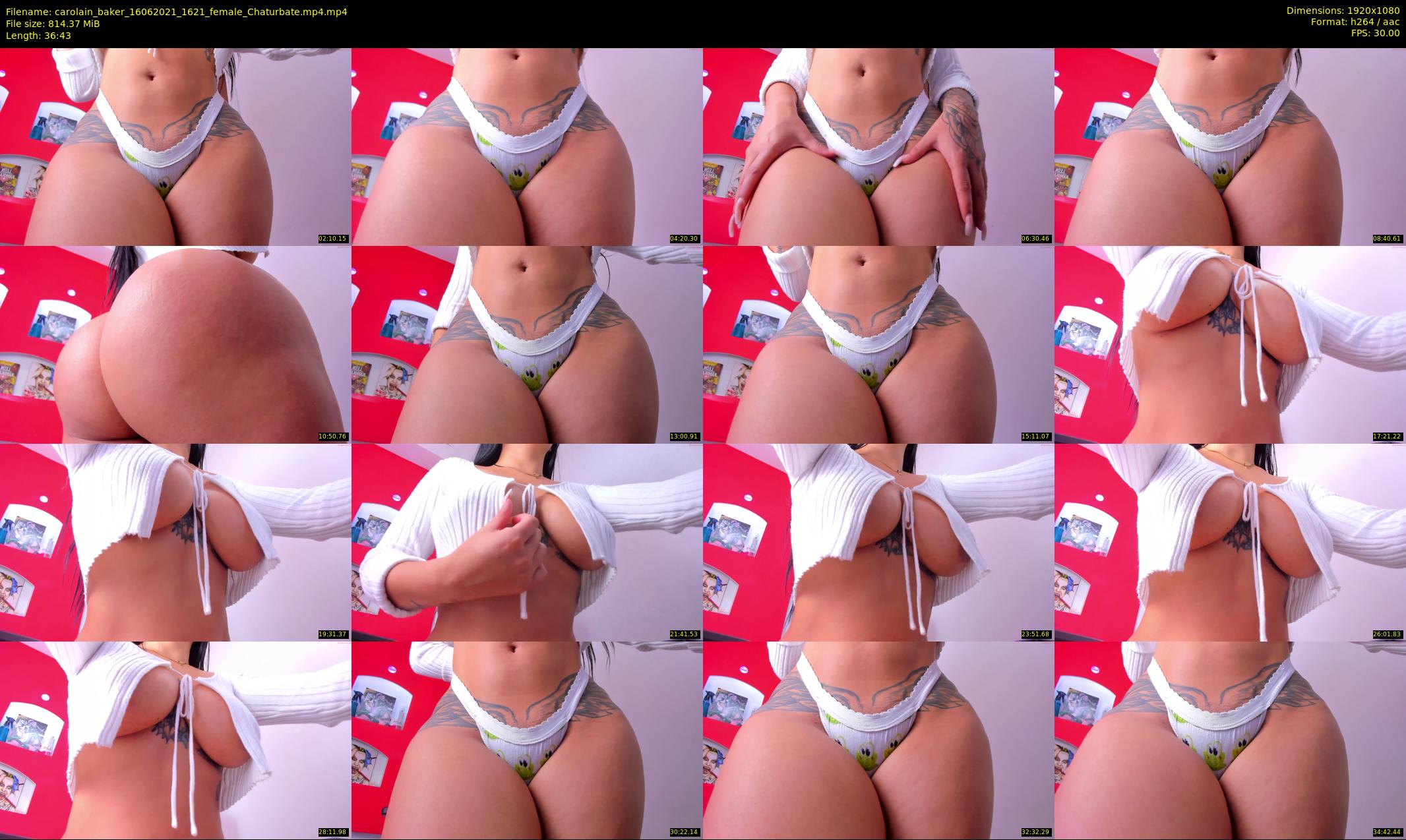 carolain_baker — 37 minute Chaturbate female cam show recording, 1080p, Jun 16, 2021