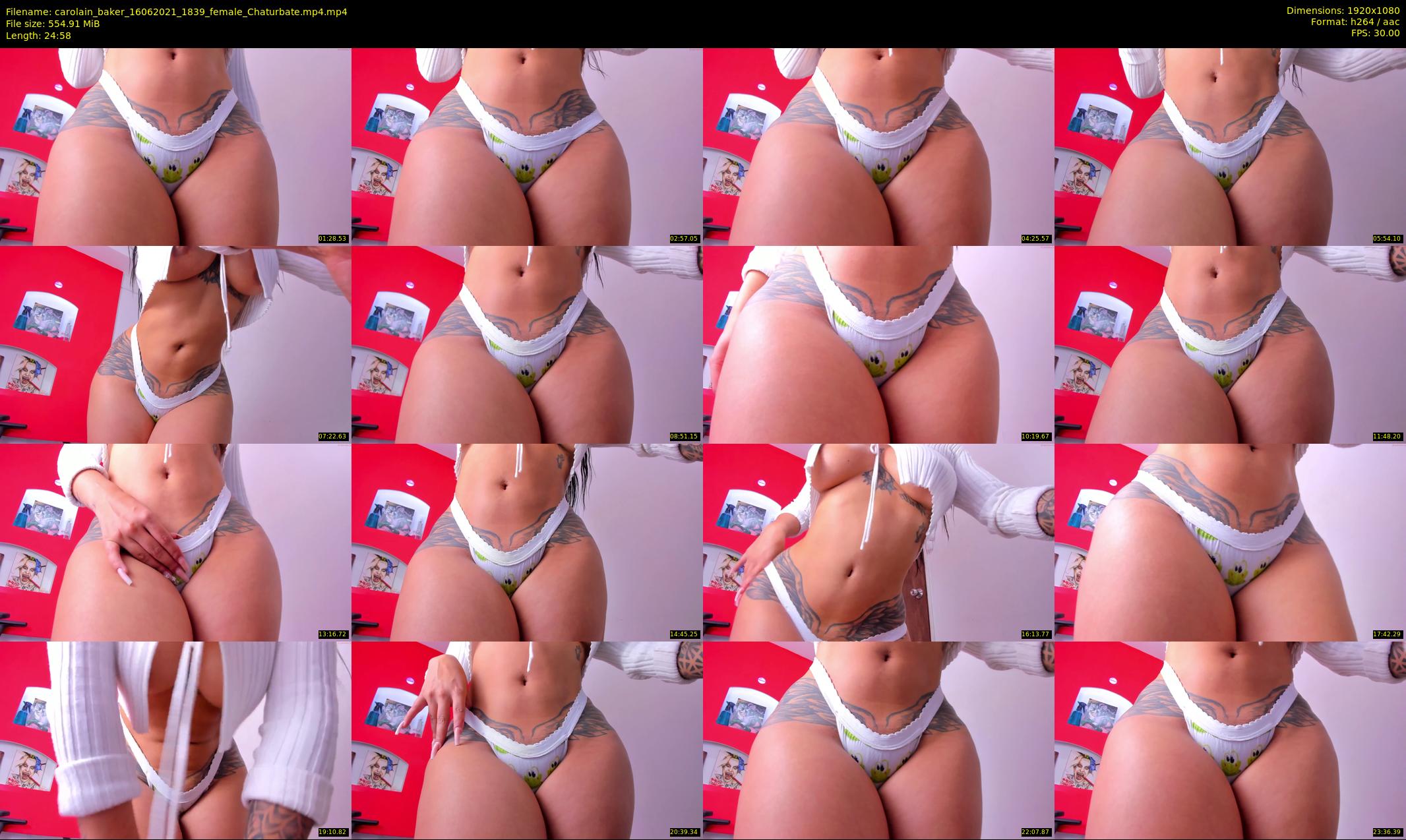 carolain_baker — 25 minute Chaturbate female cam show recording, 1080p, Jun 16, 2021