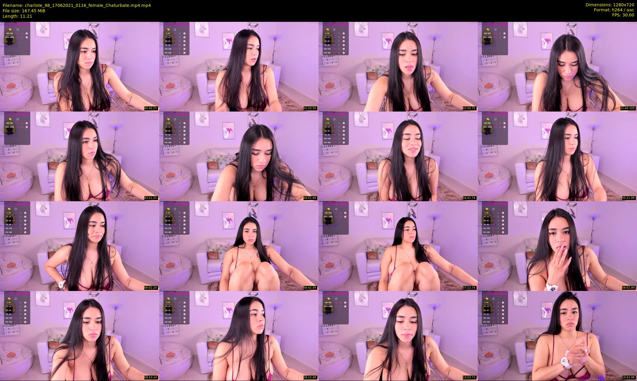charlote_98 — 12 minute Chaturbate female cam show recording, 720p, Jun 17, 2021