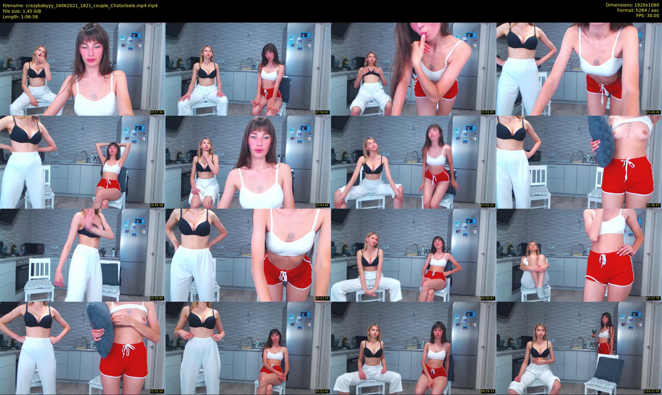 crazybabyyy — 67 minute Chaturbate couple cam show recording, 1080p, Jun 16, 2021
