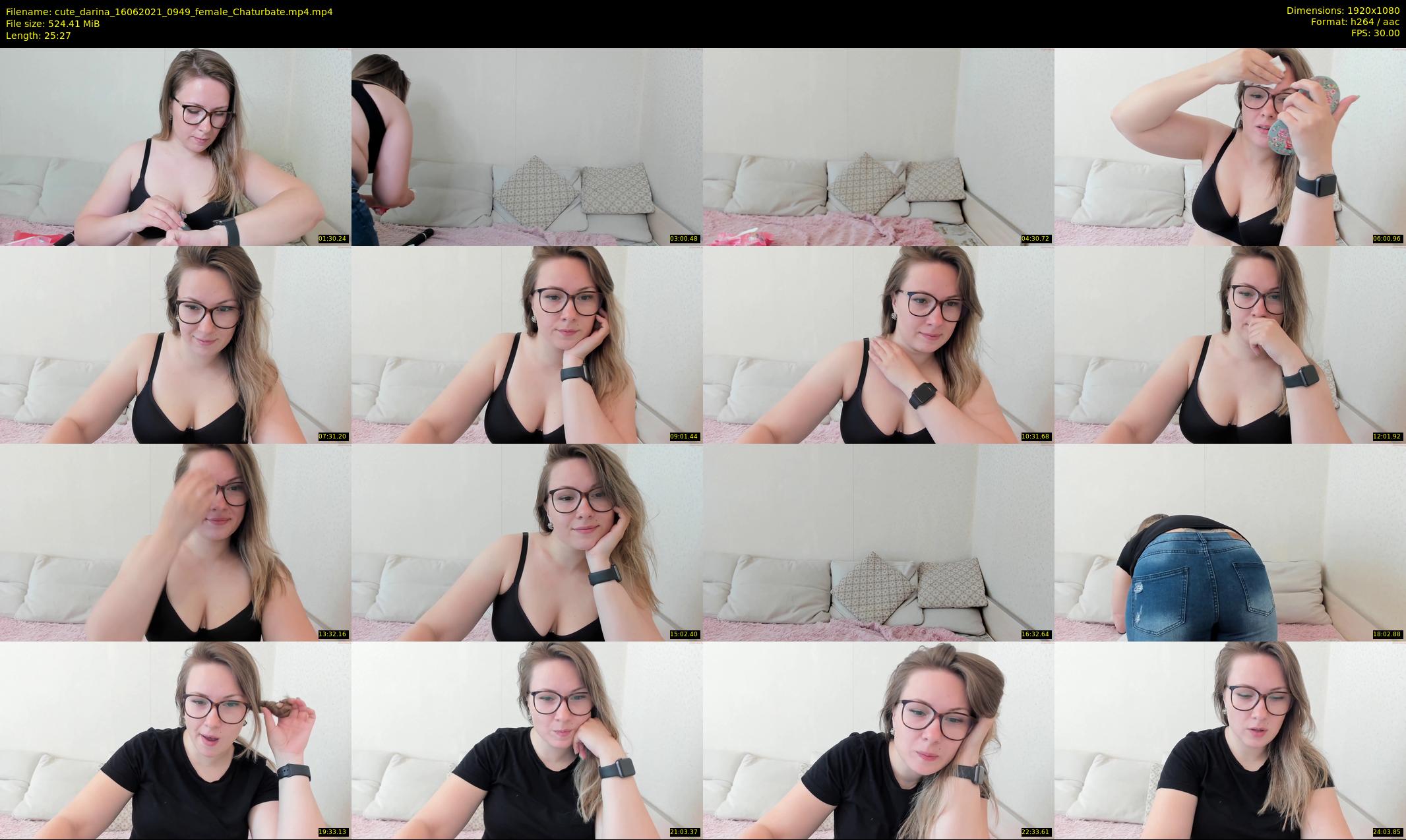 cute_darina — 26 minute Chaturbate female cam show recording, 1080p, Jun 16, 2021