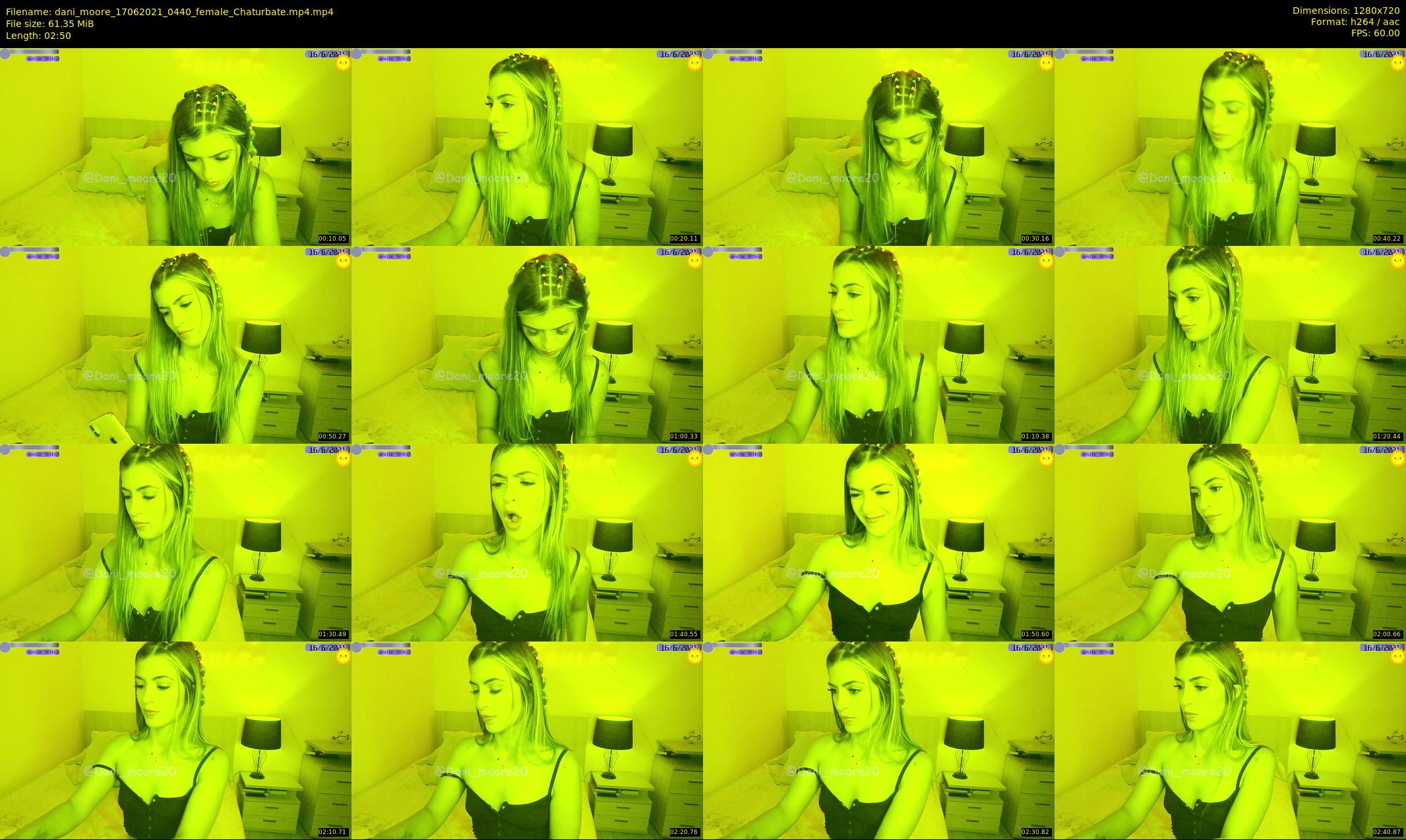 dani_moore — 3 minute Chaturbate female cam show recording, 720p, Jun 17, 2021