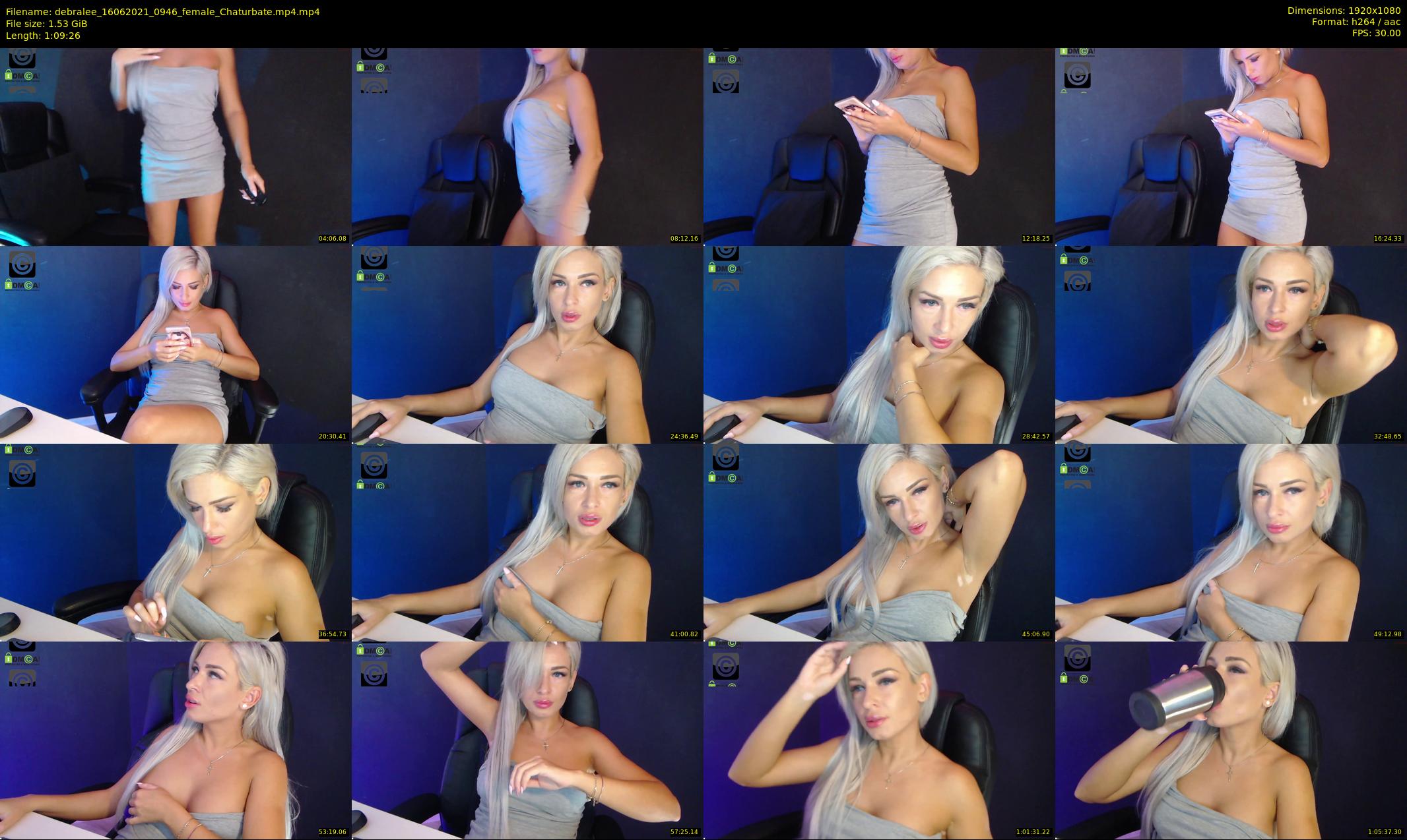 debralee — 70 minute Chaturbate female cam show recording, 1080p, Jun 16, 2021