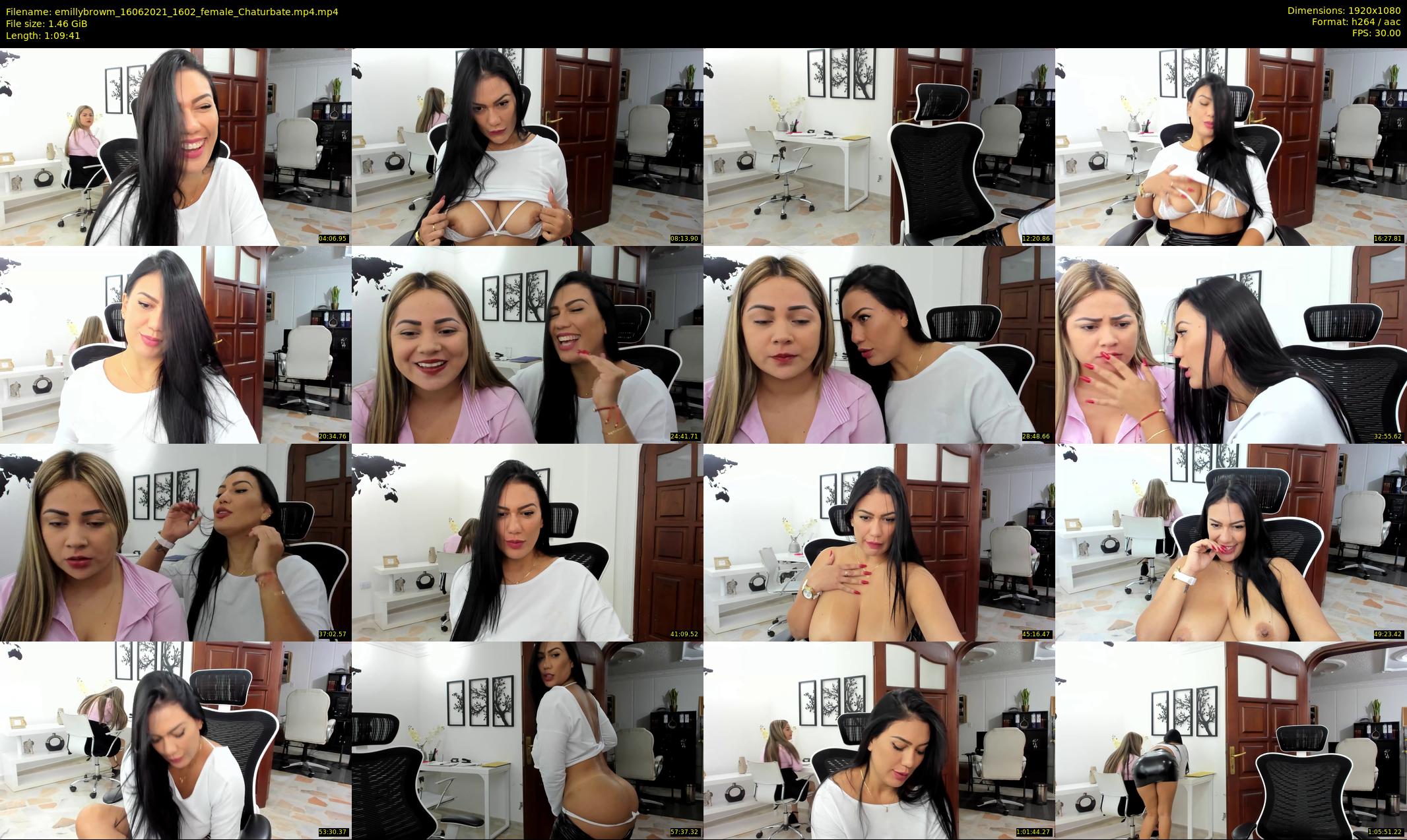 emillybrowm — 70 minute Chaturbate couple cam show recording, 1080p, Jun 16, 2021