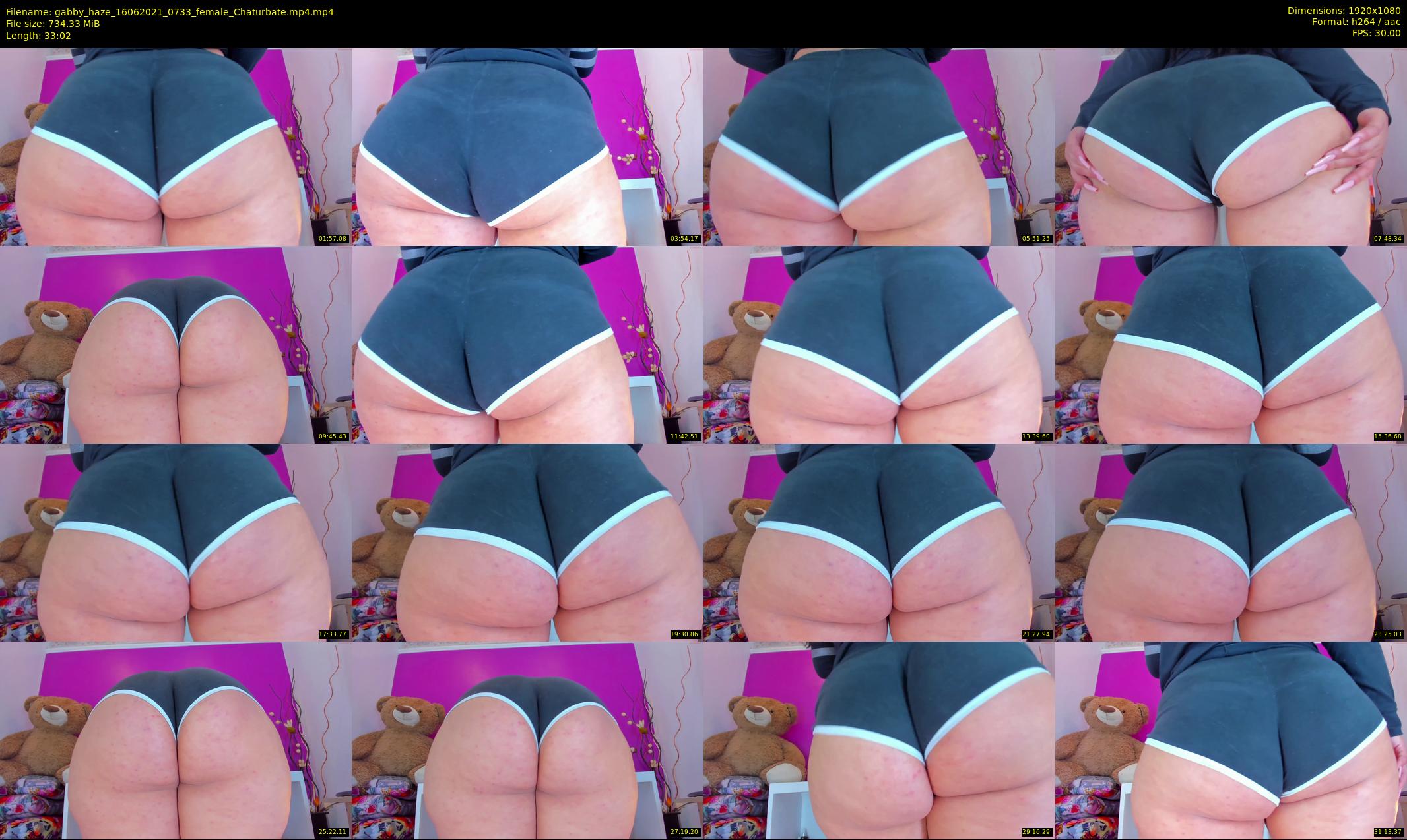 gabby_haze — 34 minute Chaturbate female cam show recording, 1080p, Jun 16, 2021