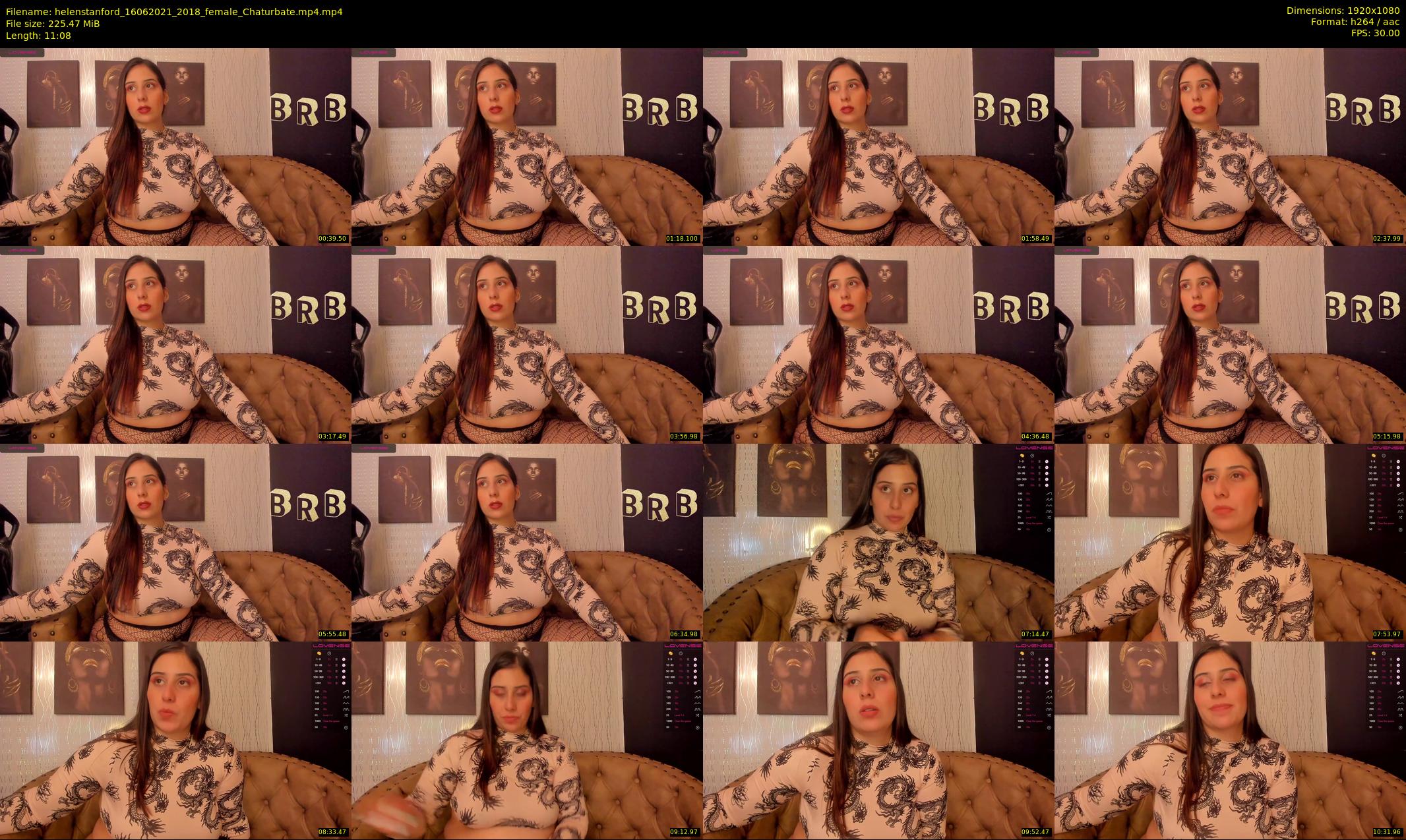helenstanford — 12 minute Chaturbate female cam show recording, 1080p, Jun 16, 2021
