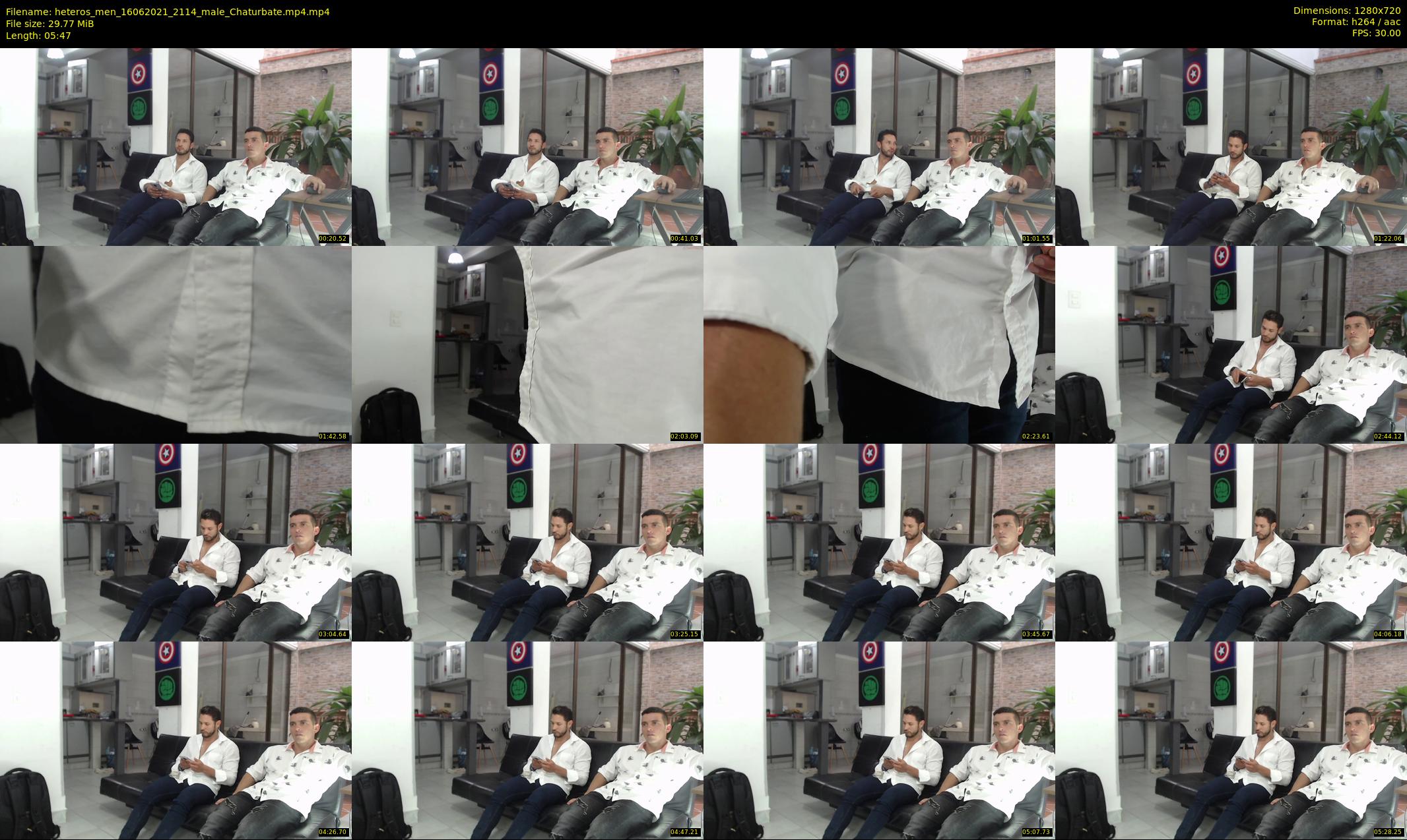 heteros_men — 6 minute Chaturbate male cam show recording, 720p, Jun 16, 2021