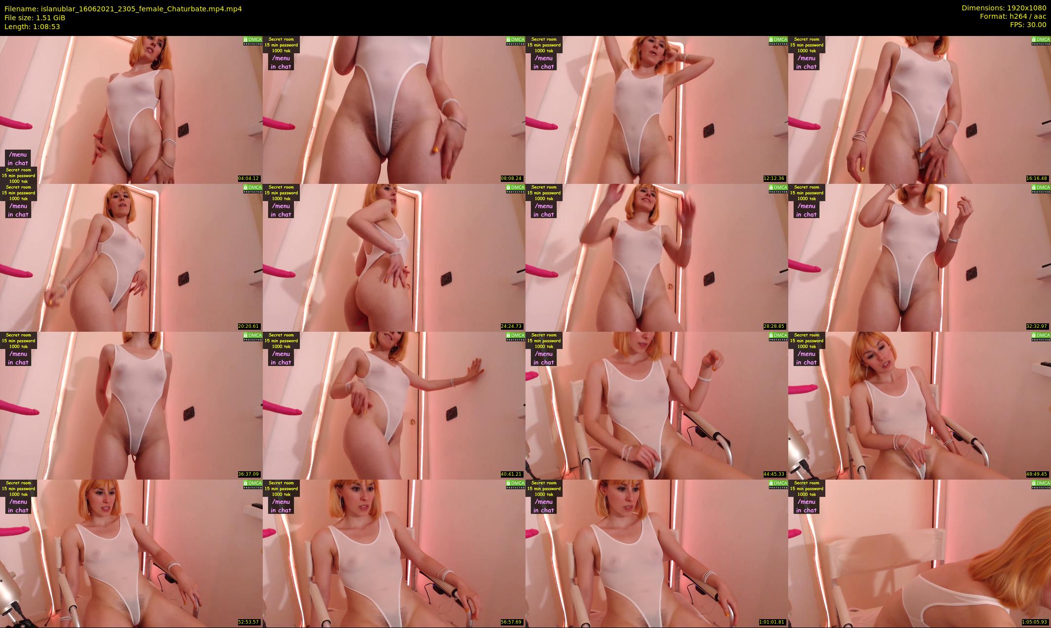 islanublar — 69 minute Chaturbate female cam show recording, 1080p, Jun 16, 2021