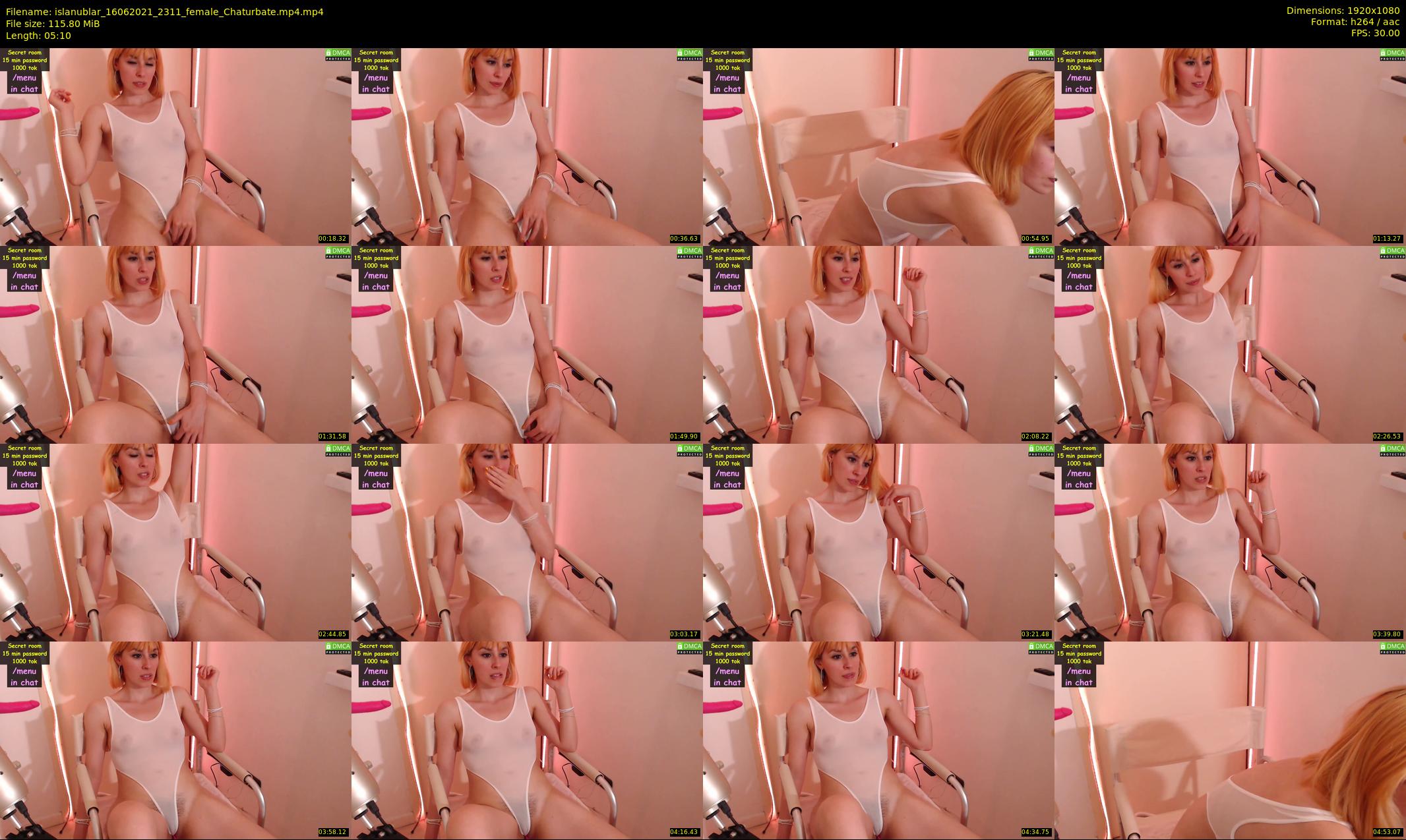 islanublar — 6 minute Chaturbate female cam show recording, 1080p, Jun 16, 2021