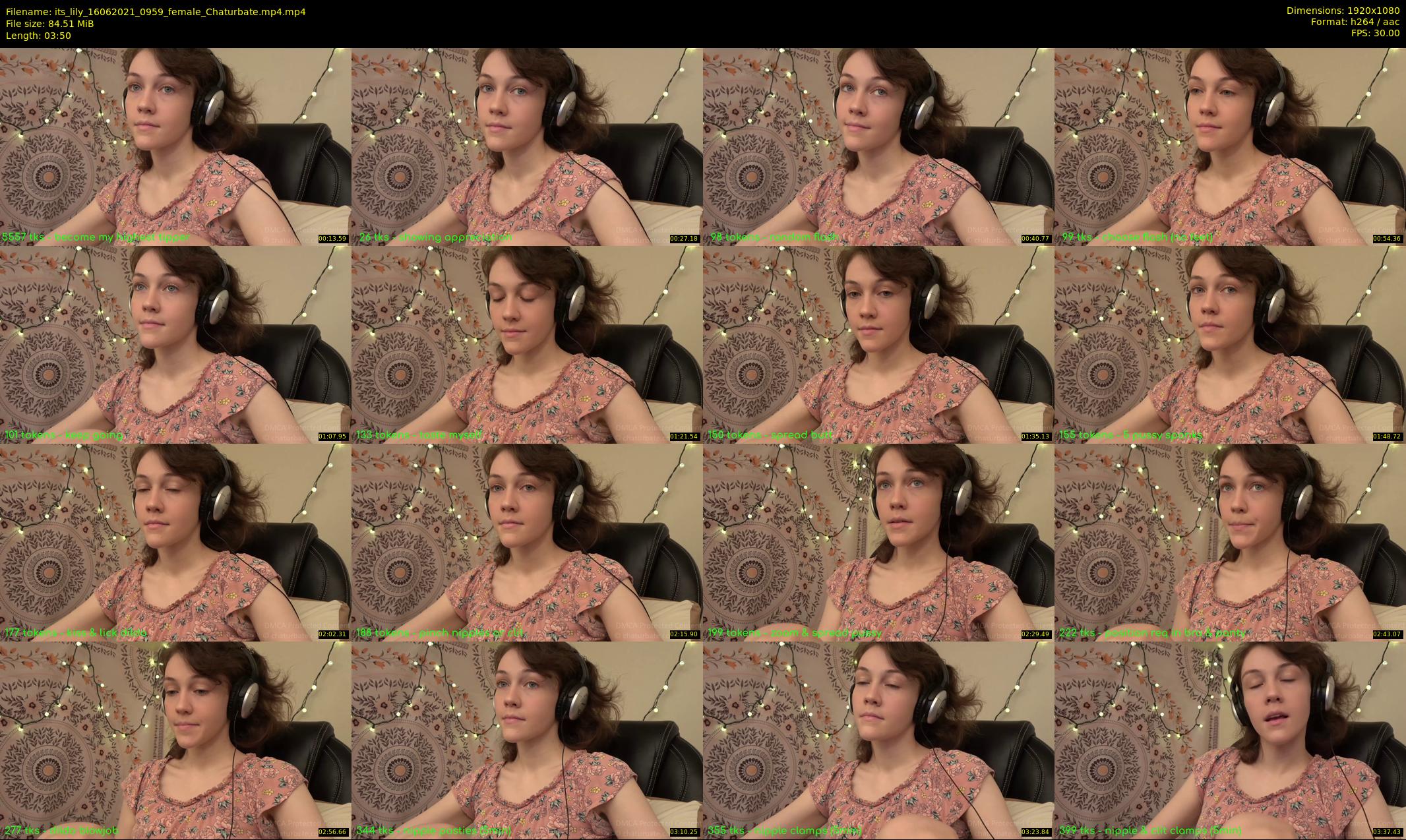 its_lily — 4 minute Chaturbate female cam show recording, 1080p, Jun 16, 2021