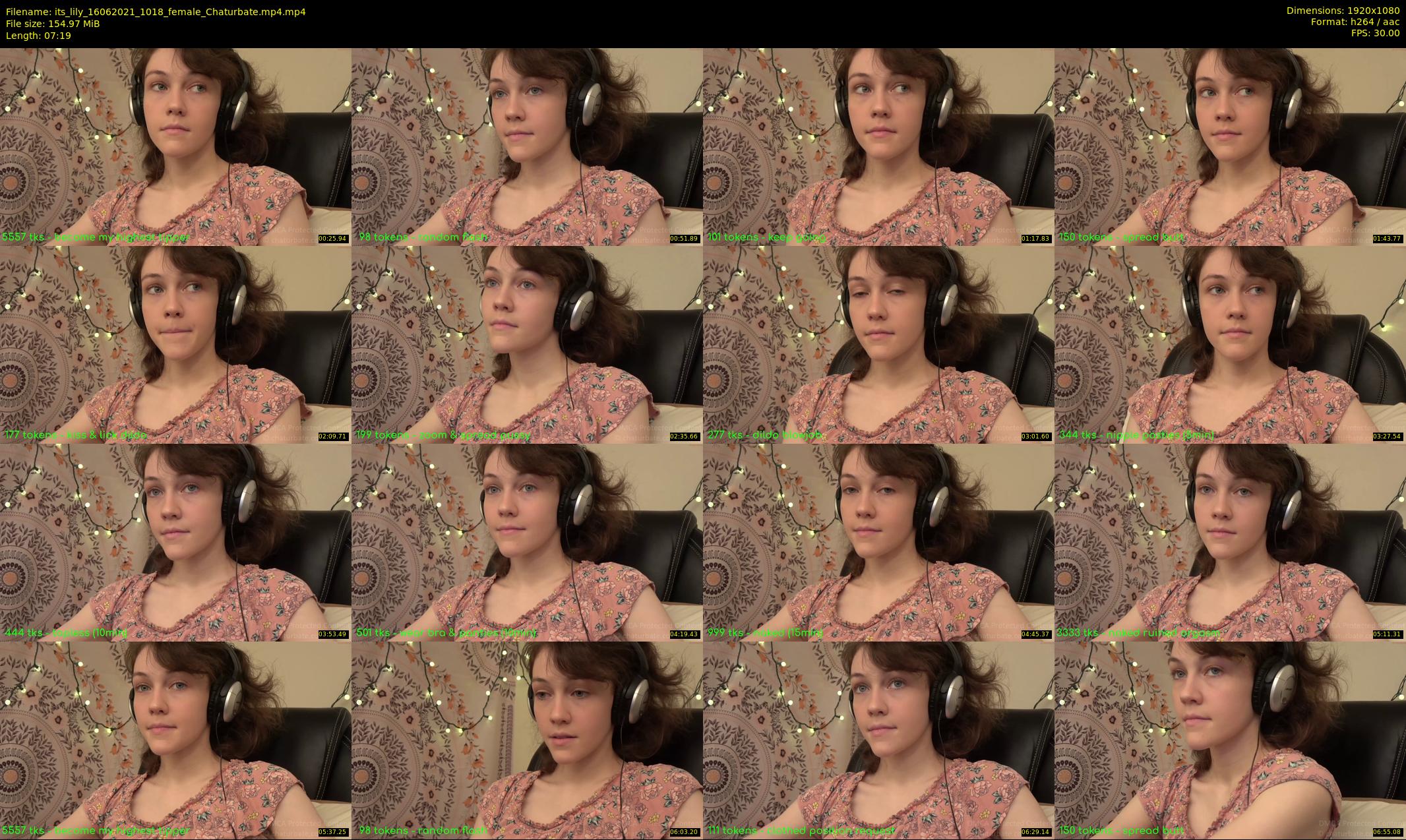 its_lily — 8 minute Chaturbate female cam show recording, 1080p, Jun 16, 2021