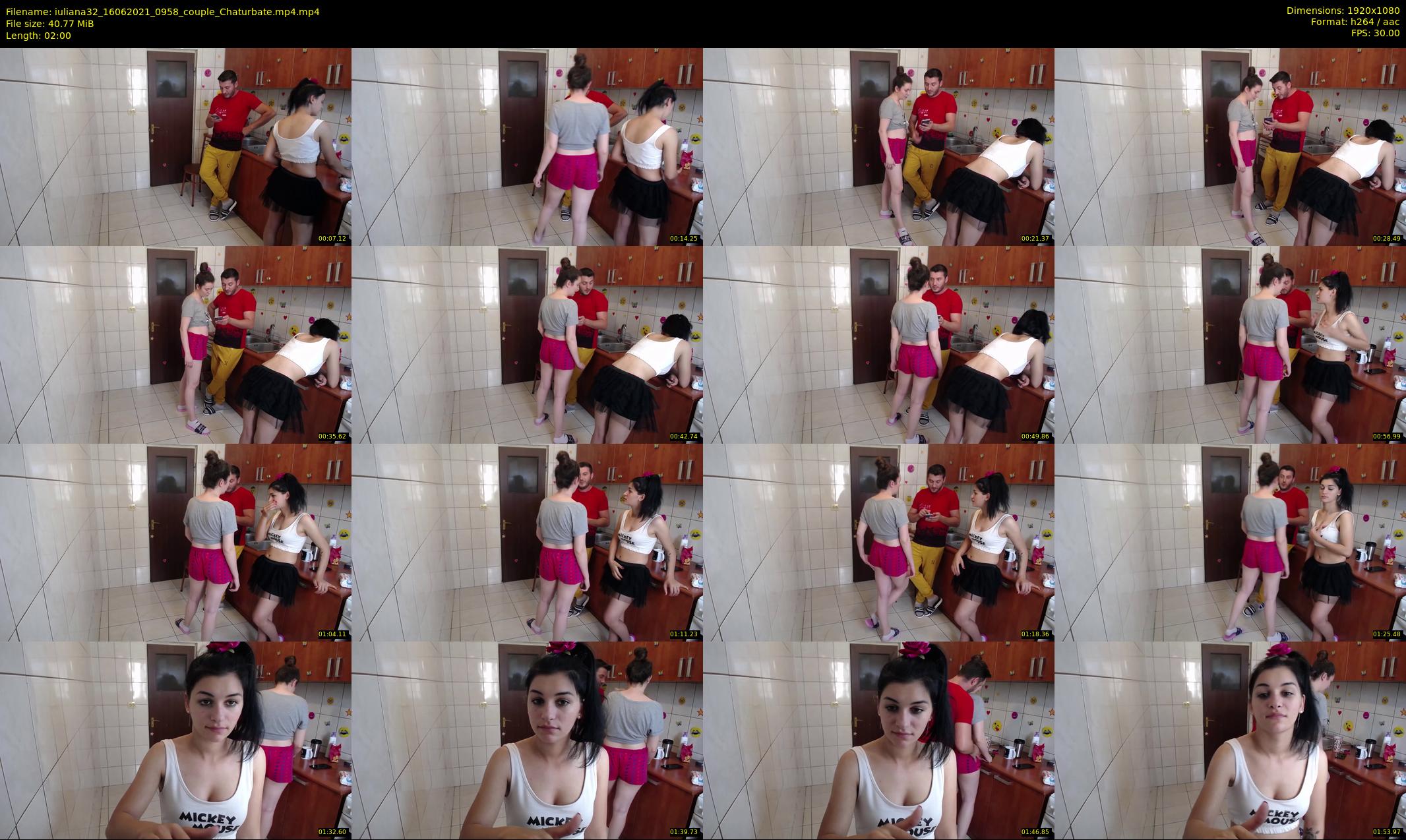 iuliana32 — 2 minute Chaturbate couple cam show recording, 1080p, Jun 16, 2021